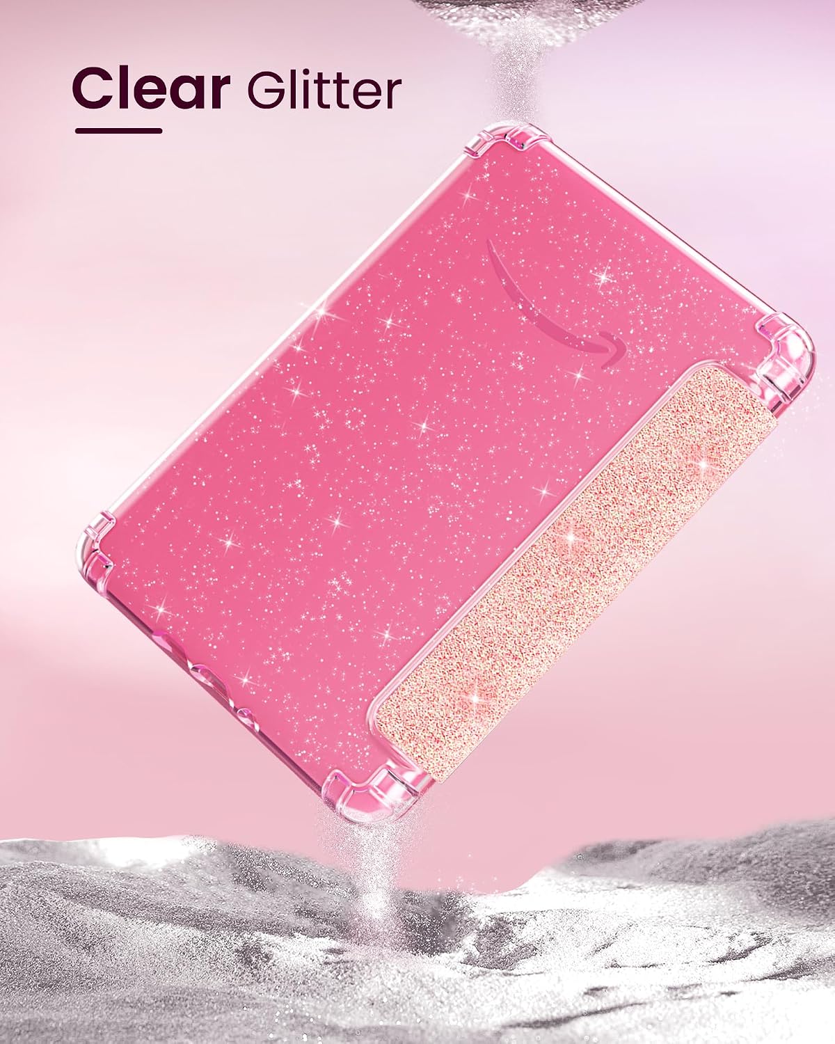 ESTUCHE MOKO PARA KINDLE PAPERWHITE 7' 12ª GEN Y COLORSOFT ROSA GLITTER - 3
