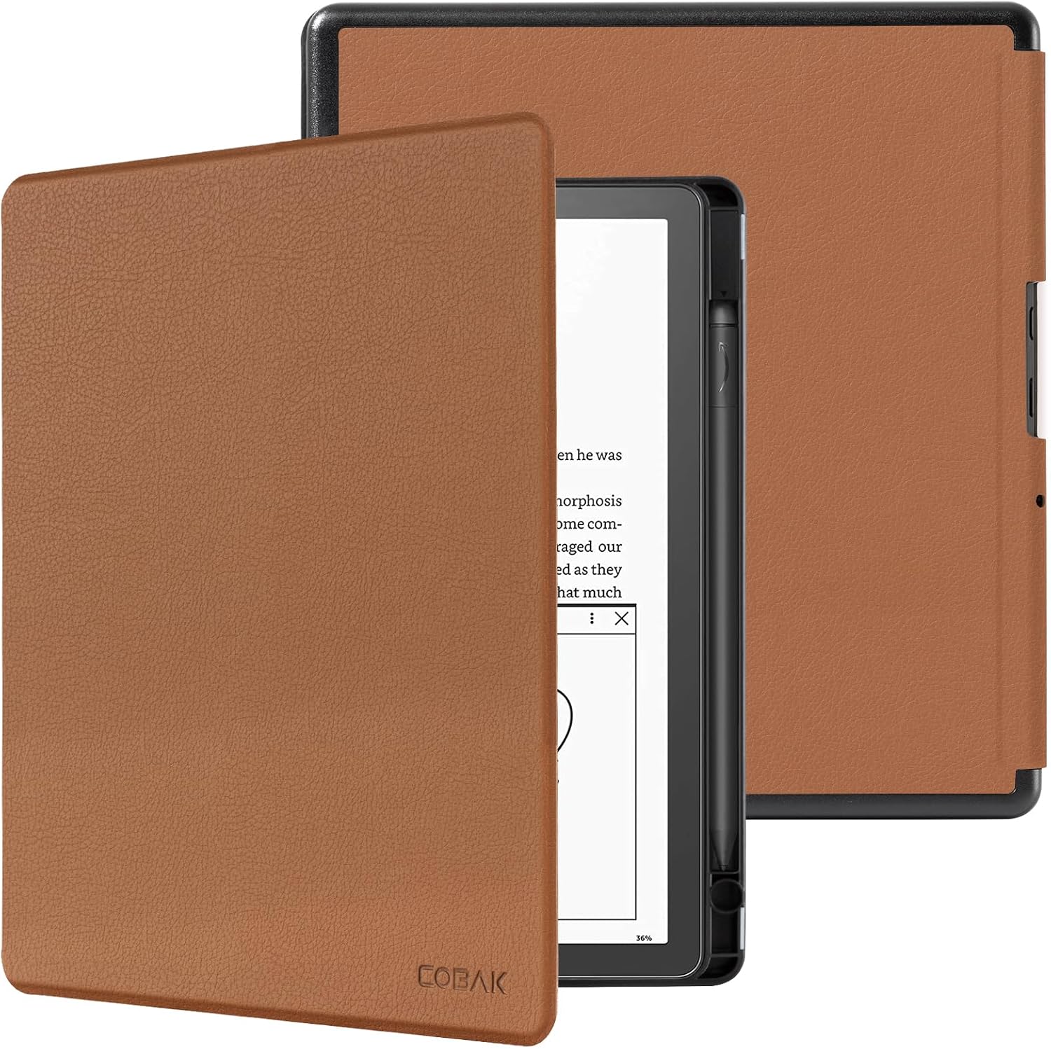 ESTUCHE PARA KINDLE SCRIBE COBAK PU LEATHER CON SOPORTE PARA LÁPIZ - 1