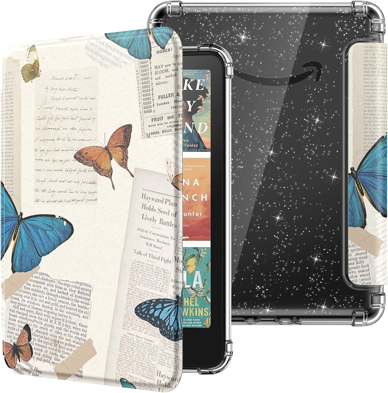 ESTUCHE MOKO PARA KINDLE PAPERWHITE 7' 12ª GEN Y COLORSOFT VINTAGE MARIPOSA - 1