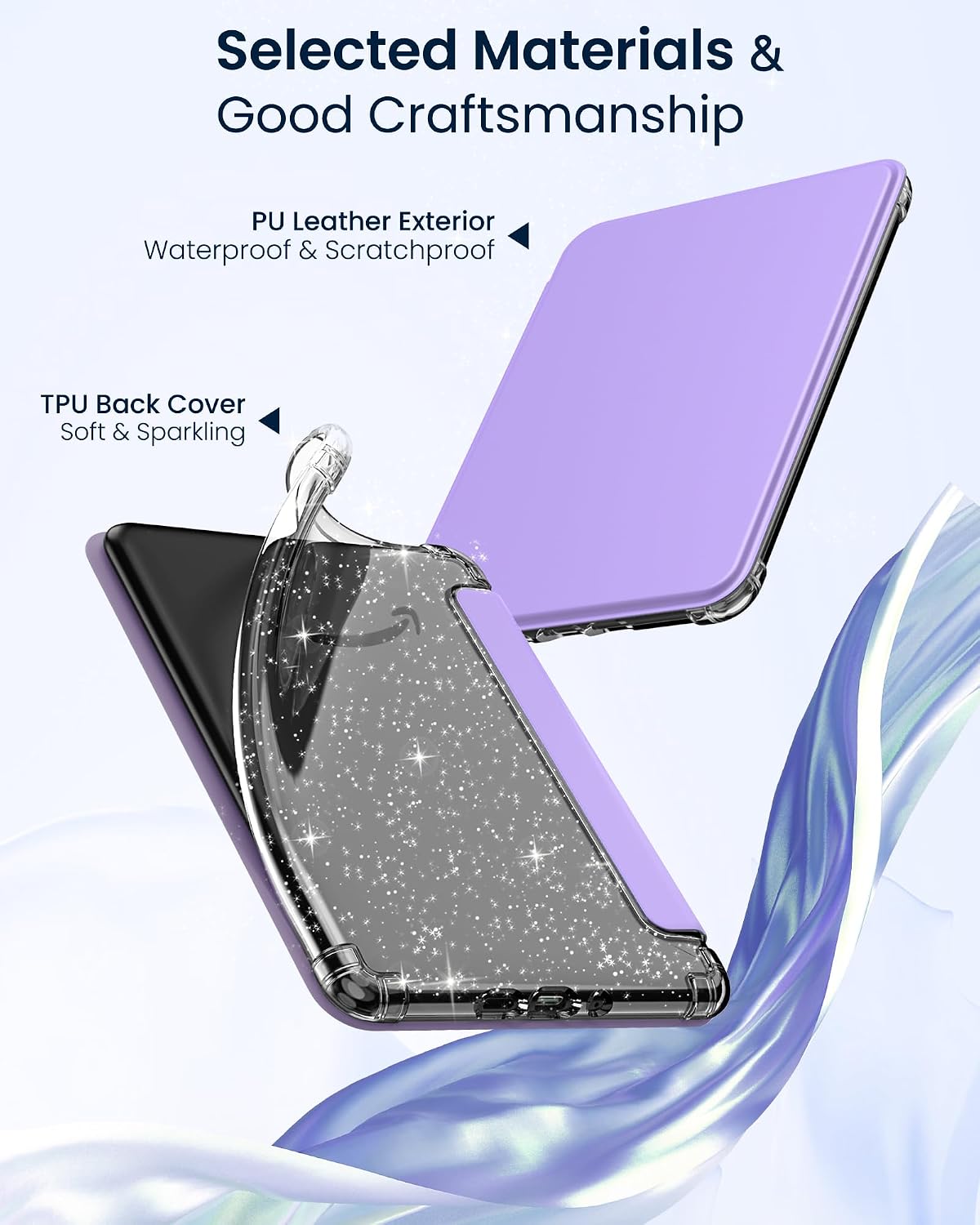 ESTUCHE MOKO PARA KINDLE PAPERWHITE 7' 12ª GEN Y COLORSOFT 2024 LILA - 4