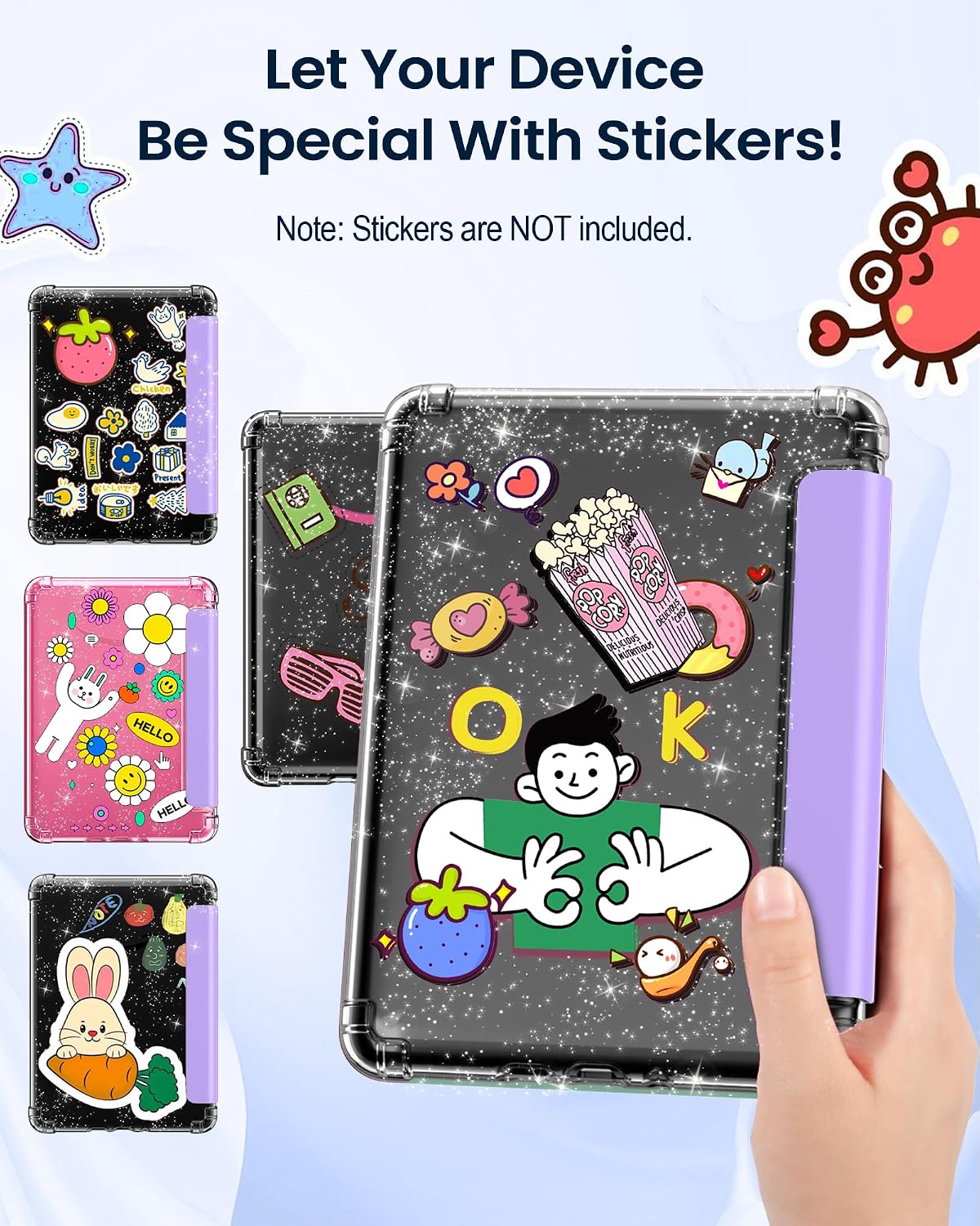 ESTUCHE MOKO PARA KINDLE PAPERWHITE 7' 12ª GEN Y COLORSOFT 2024 LILA - 5