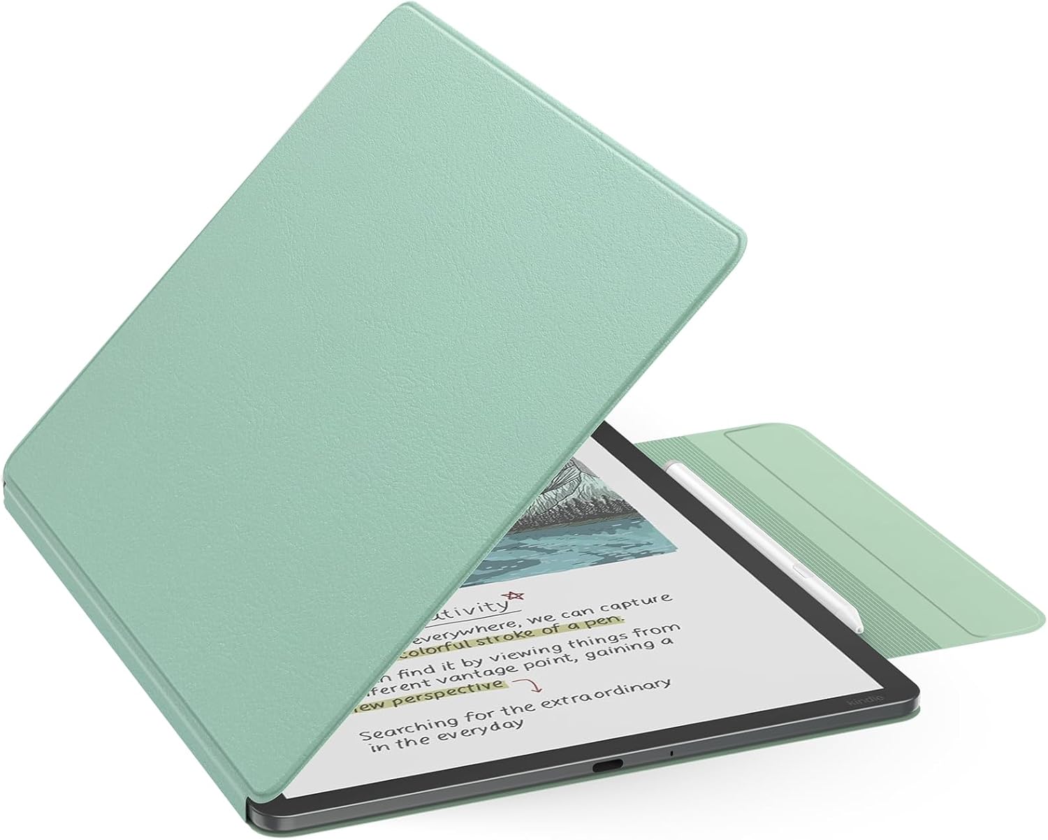 ESTUCHE MOKO MAGNETIC PARA KINDLE SCRIBE 11' 3RA GEN VERDE AGAVE - 1