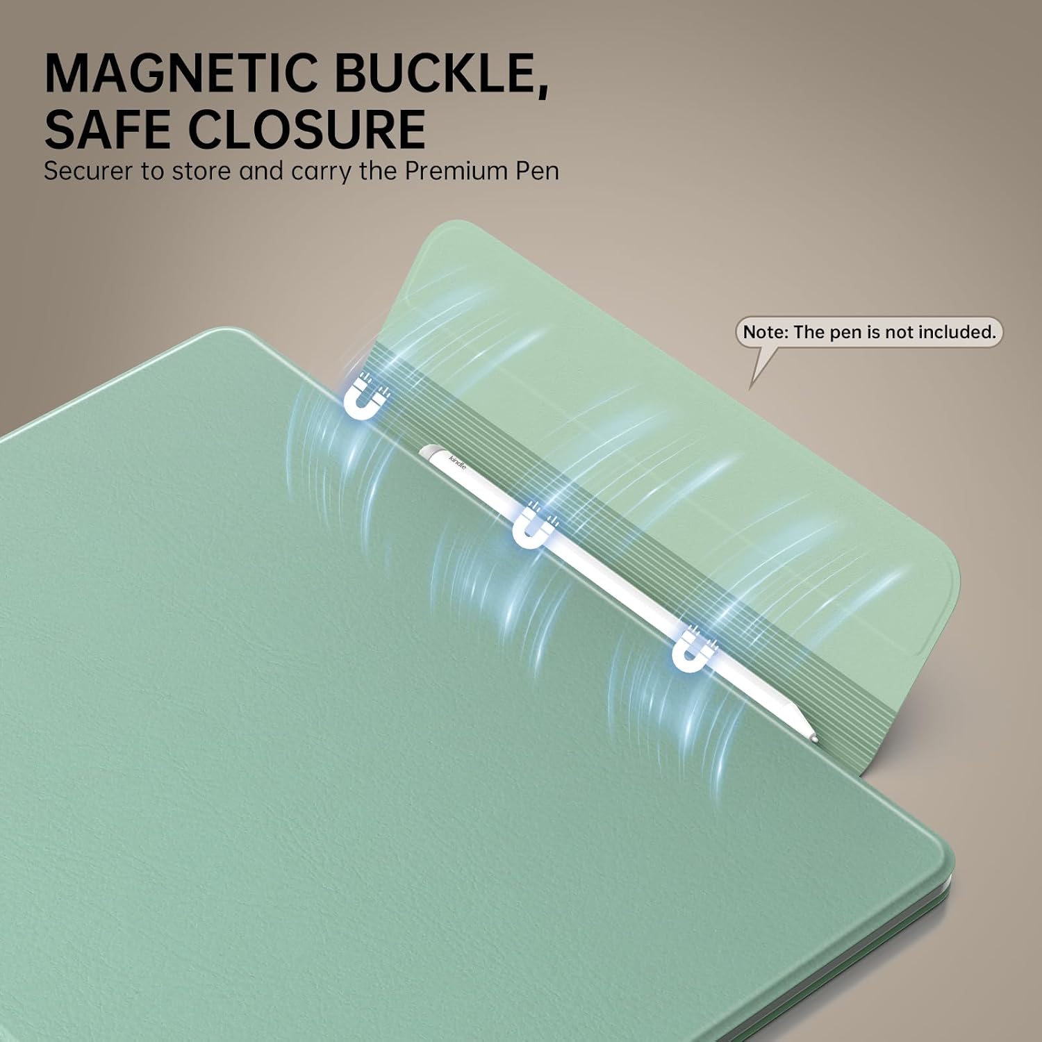 ESTUCHE MOKO MAGNETIC PARA KINDLE SCRIBE 11' 3RA GEN VERDE AGAVE - 4