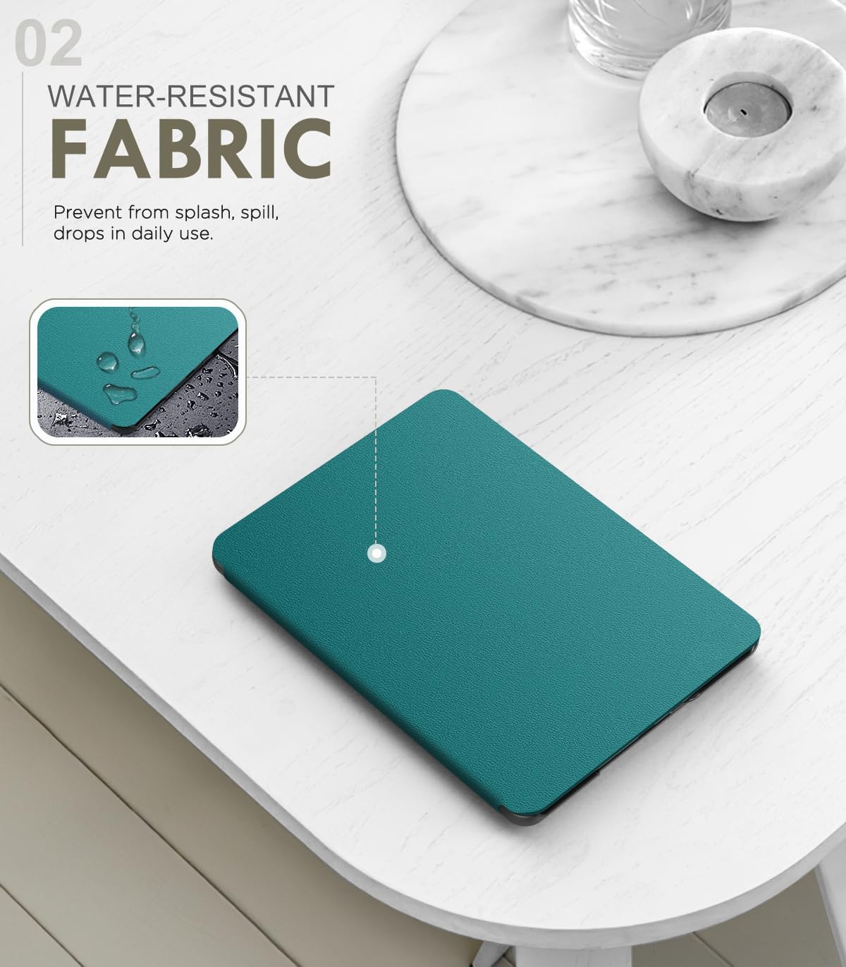 ESTUCHE MOKO PARA KINDLE PAPERWHITE 7' 12ª GEN 2024 VERDE JADE - 3
