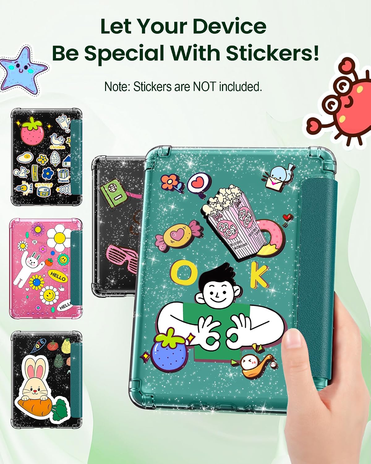 ESTUCHE MOKO PARA KINDLE PAPERWHITE 7' 12ª GEN Y COLORSOFT 2024 VERDE JADE - 5