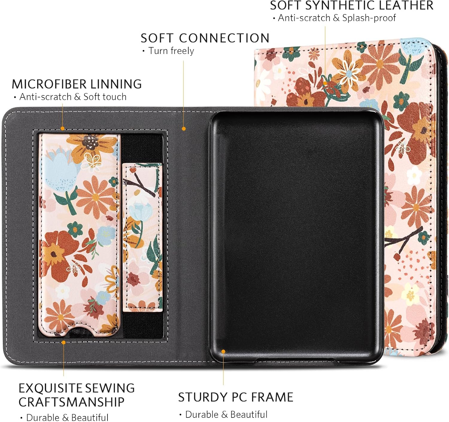 ESTUCHE COBAK CON SOPORTE PARA KINDLE 6' (2024 Y 2022, 11ª GEN) - 4