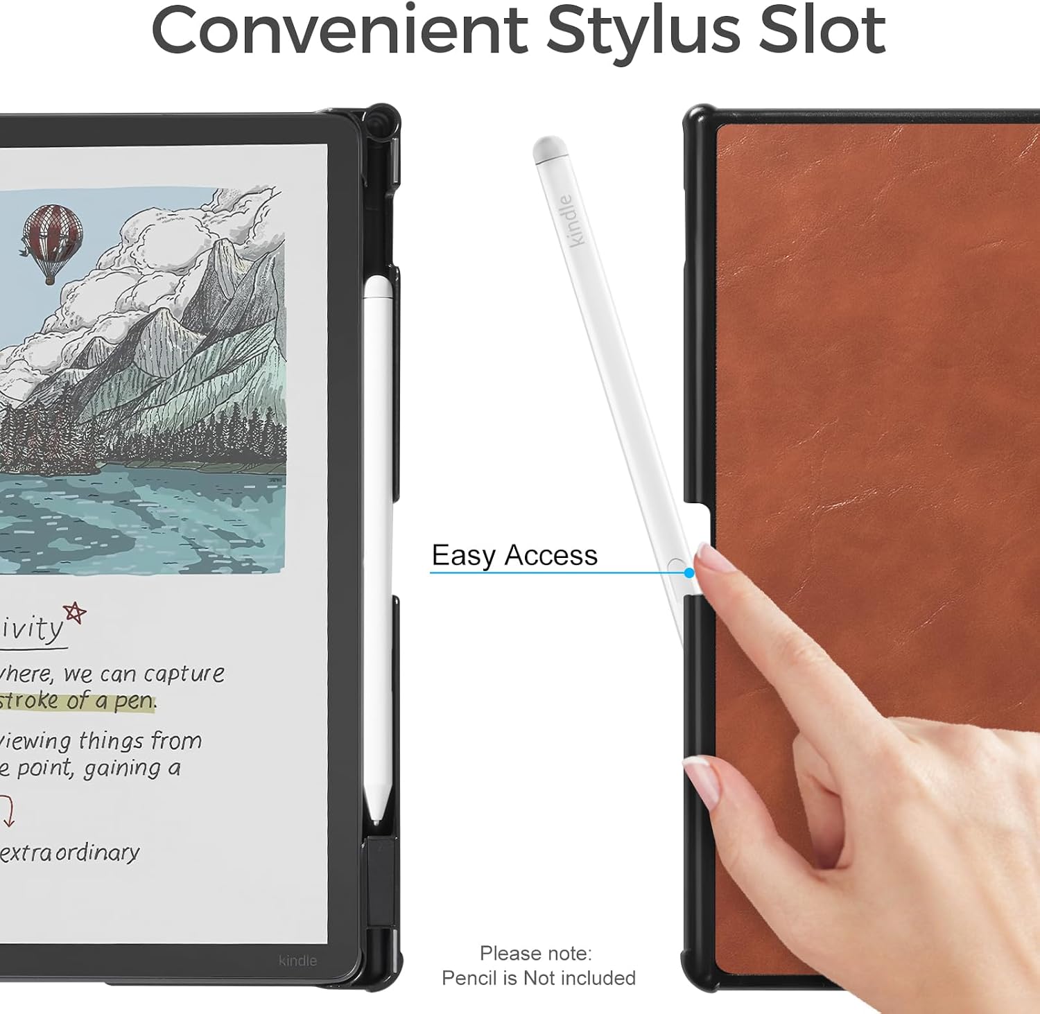 ESTUCHE COBAK PARA KINDLE SCRIBE 11' 3RA GENERACIÓN 2025 COLORSOFT PU LEATHER - 3