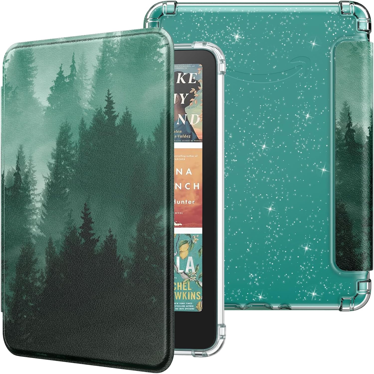 ESTUCHE MOKO PARA KINDLE PAPERWHITE 7' 12ª GEN Y COLORSOFT 2024 VERDE BOSQUE - 1