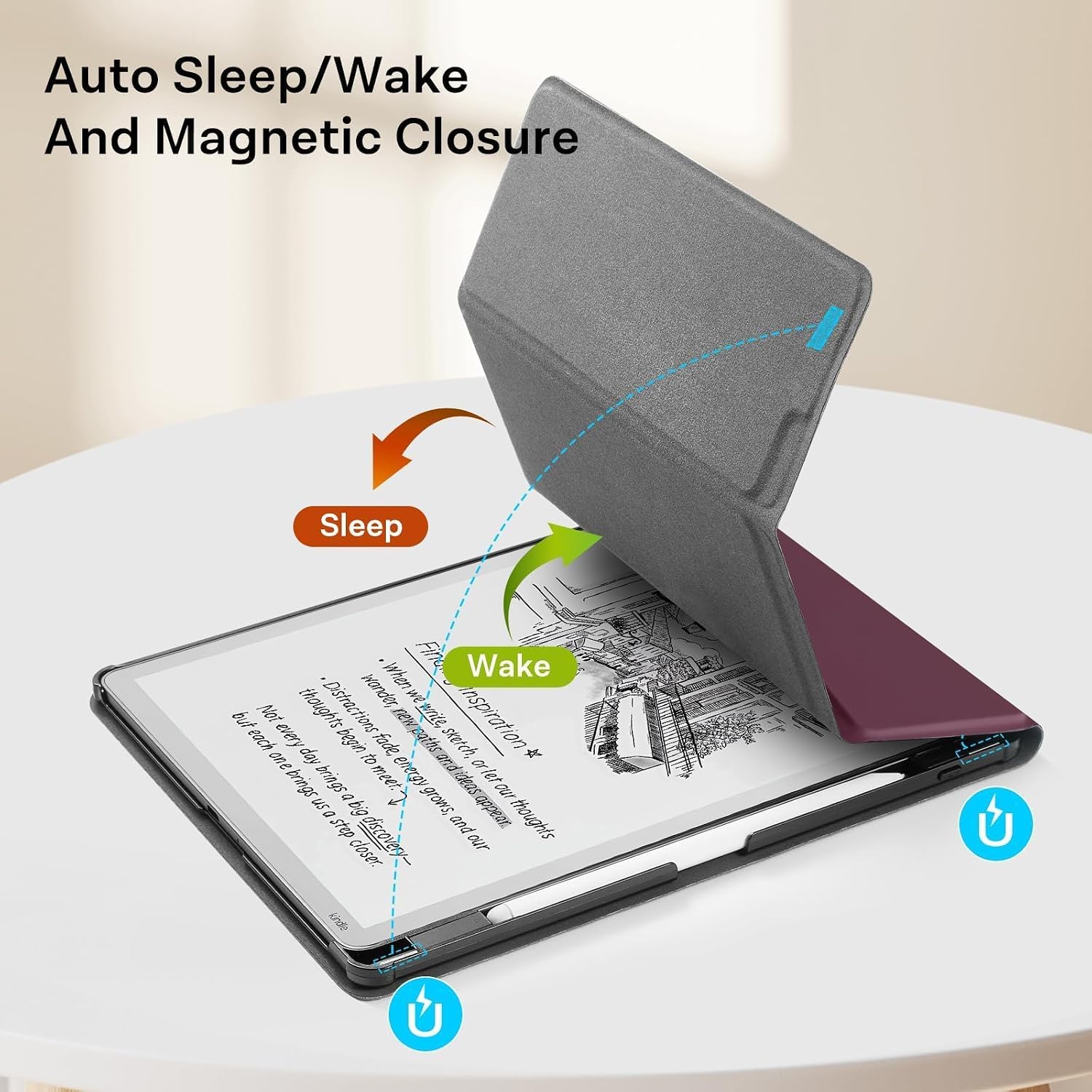 ESTUCHE COBAK STAND PARA KINDLE SCRIBE 11' 3RA GEN 2025 Y COLORSOFT - 4