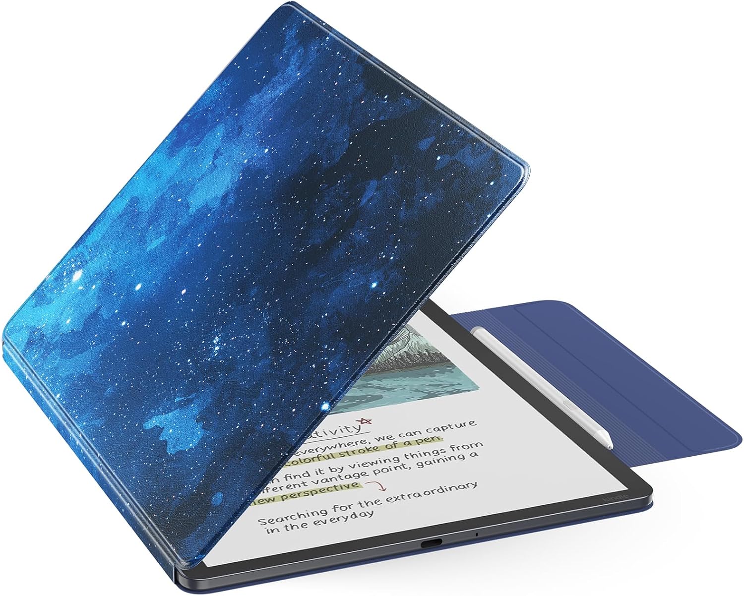 ESTUCHE MOKO PARA KINDLE SCRIBE 11' 3RA GENERACIÓN Y COLORSOFT 1RA GENERACIÓN AZUL CIELO - 1