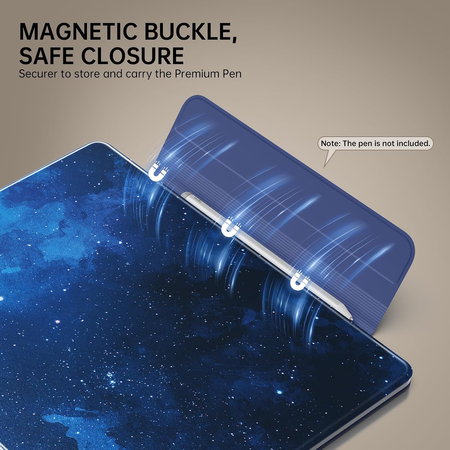 ESTUCHE MOKO PARA KINDLE SCRIBE 11' 3RA GENERACIÓN Y COLORSOFT 1RA GENERACIÓN AZUL CIELO - 4