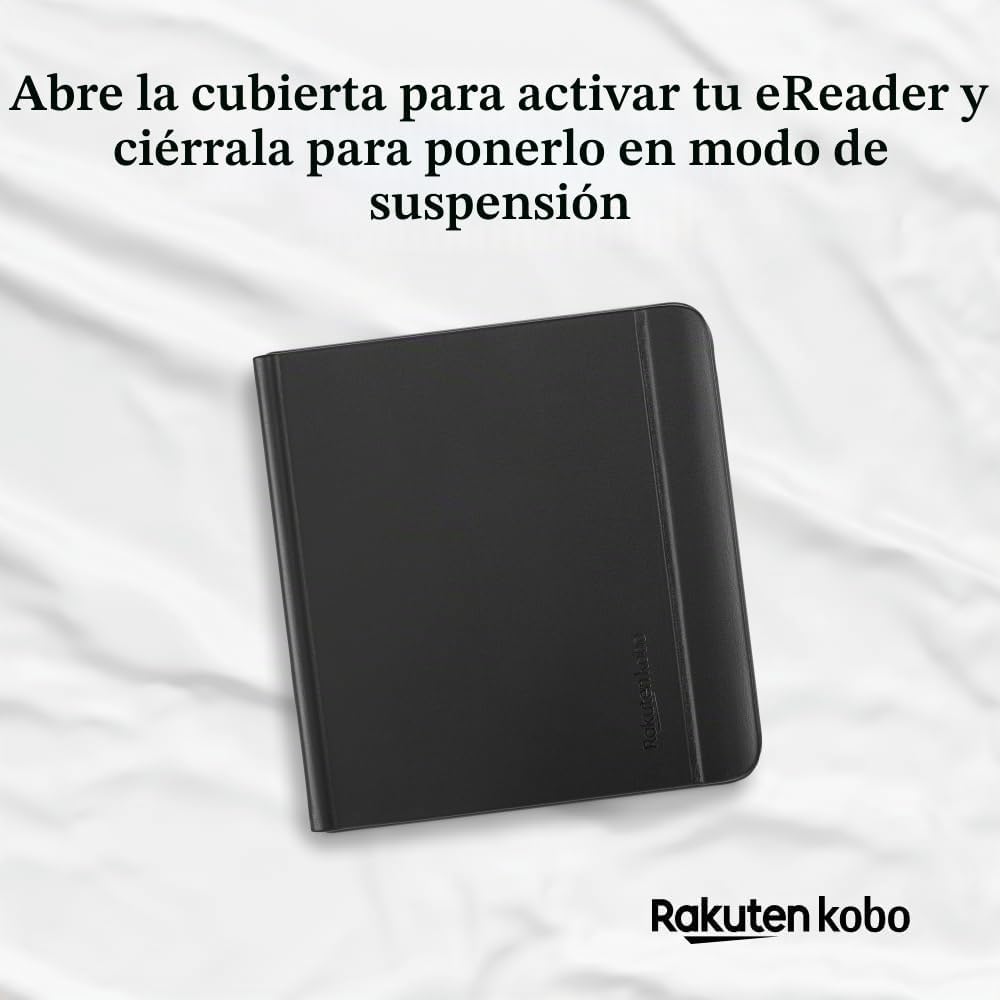 ESTUCHE KOBO LIBRA COLOUR SLEEPCOVER NEGRO - 5