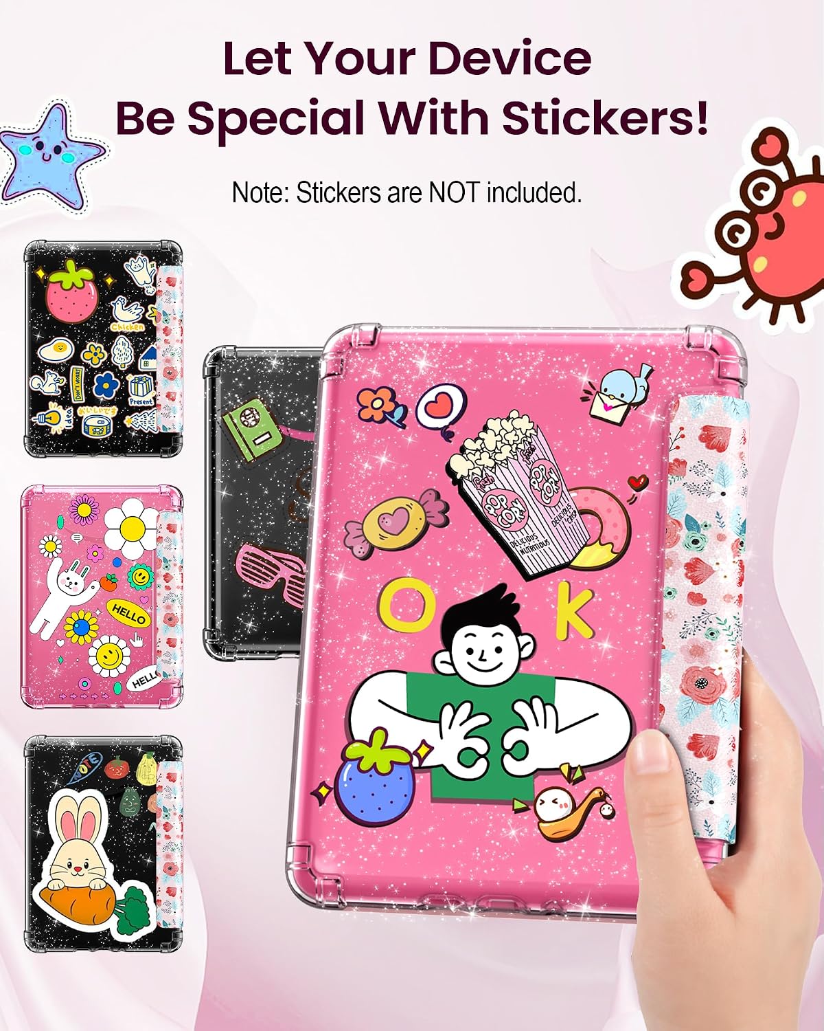 ESTUCHE MOKO PARA KINDLE PAPERWHITE 7' 12ª GEN Y COLORSOFT 2024 ROSADO PRIMAVERA - 5