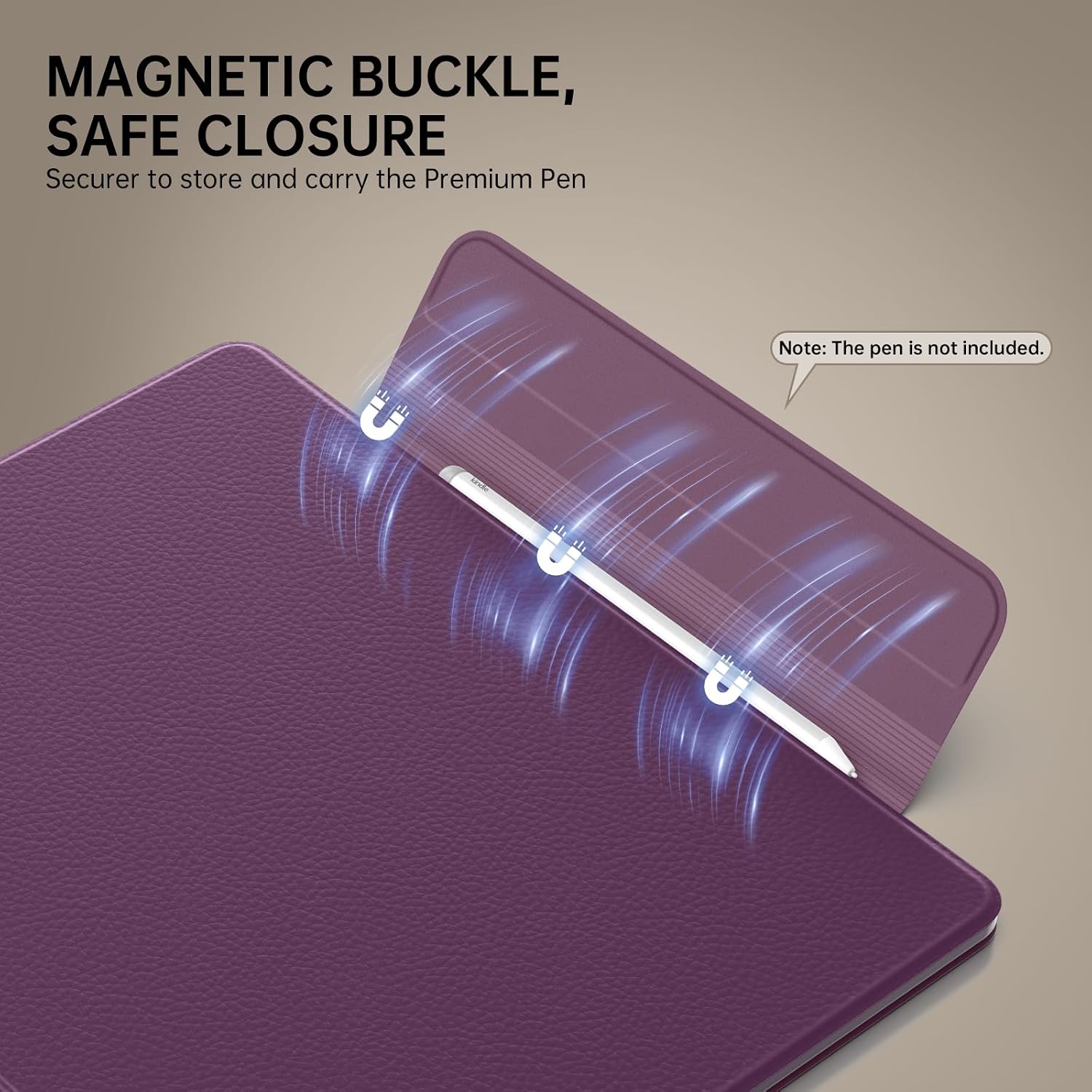 ESTUCHE MOKO PARA KINDLE SCRIBE 11' 3RA GEN Y COLORSOFT 1RA GEN PÚRPURA - 4
