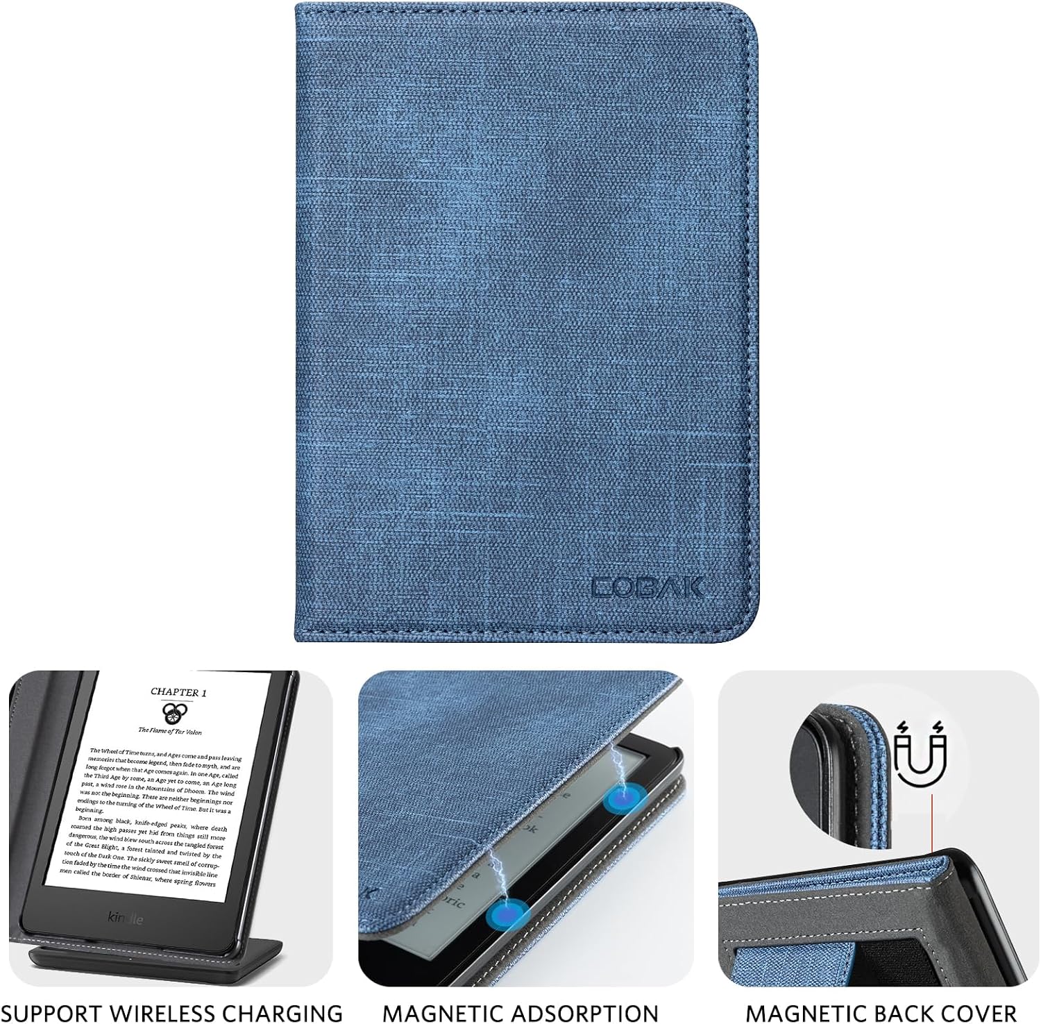 ESTUCHE COBAK CON SOPORTE PARA KINDLE 6' (2024 Y 2022, 11ª GEN) - 4