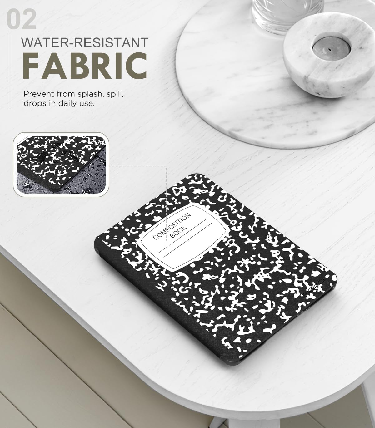 ESTUCHE MOKO PARA KINDLE PAPERWHITE 7' 12ª GEN 2024 COLORSOFT NEGRO - 3
