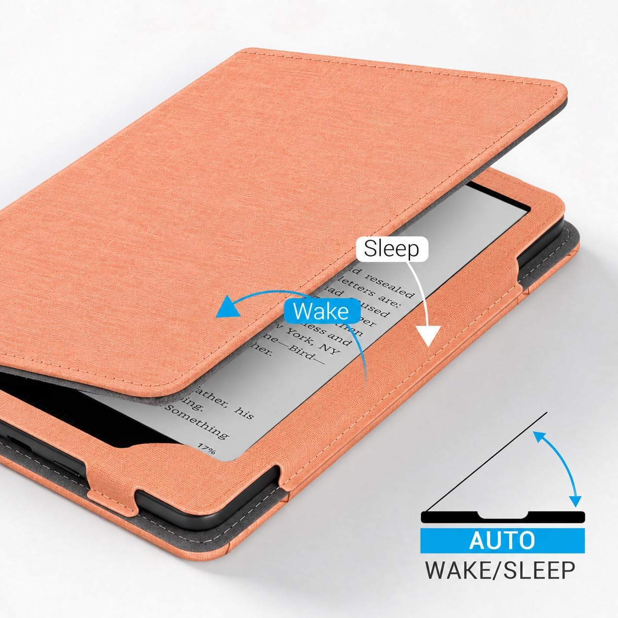 ESTUCHE COBAK 6 PULGADAS CON SOPORTE MODELO A0J28 COLOR APRICOT - 2