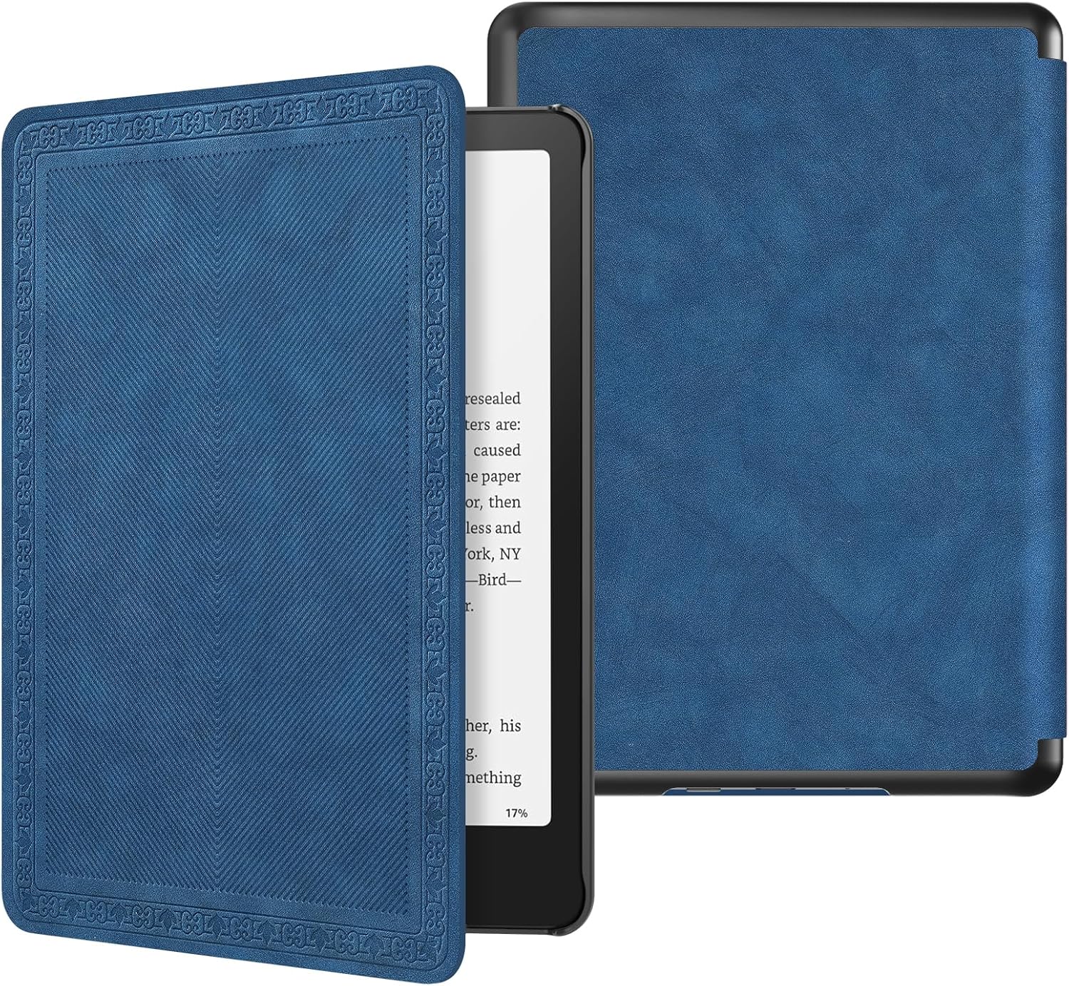 ESTUCHE MOKO PARA KINDLE PAPERWHITE 7' 12ª GEN 2024 AZUL RETRO - 1