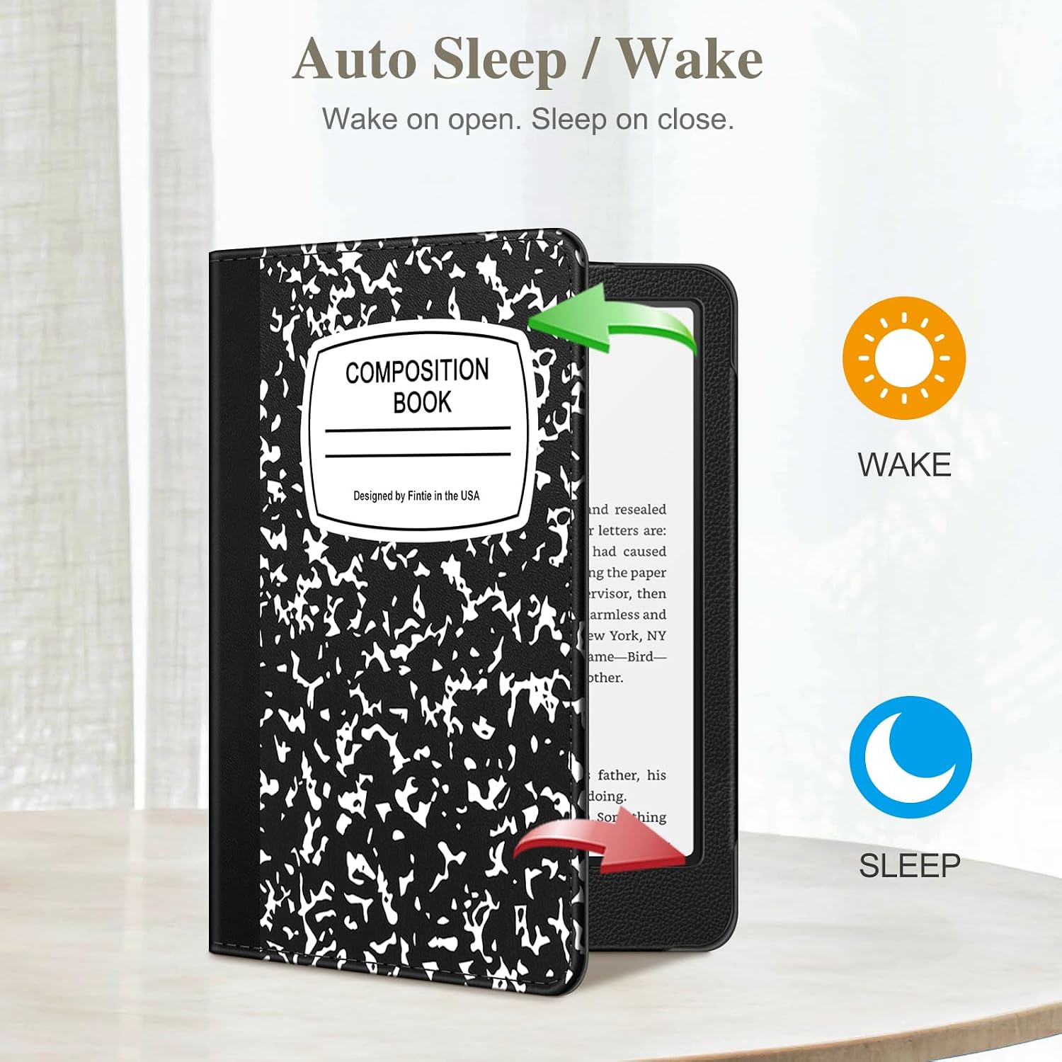 ESTUCHE FINTIE PARA KINDLE PAPERWHITE 7'/6.8' 12ª/11ª GEN Y KINDLE COLORSOFT - 3