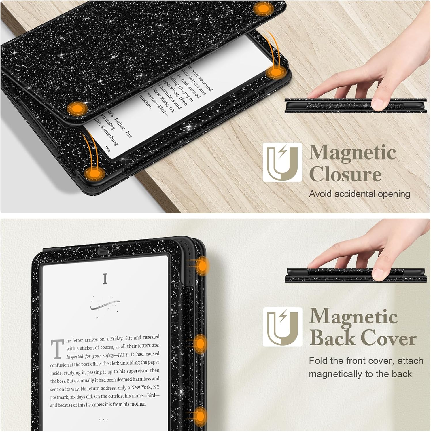 ESTUCHE FINTIE PARA KINDLE PAPERWHITE 7'/6.8' 12ª/11ª GEN Y KINDLE COLORSOFT - 4