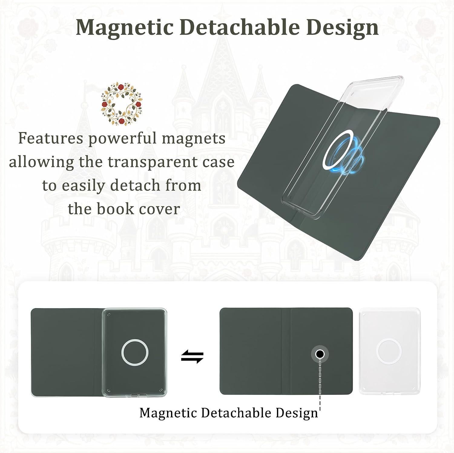 ESTUCHE PARA KINDLE PAPERWHITE Y COLORSOFT 7'' VANE OAK MAGNÉTICO - 3