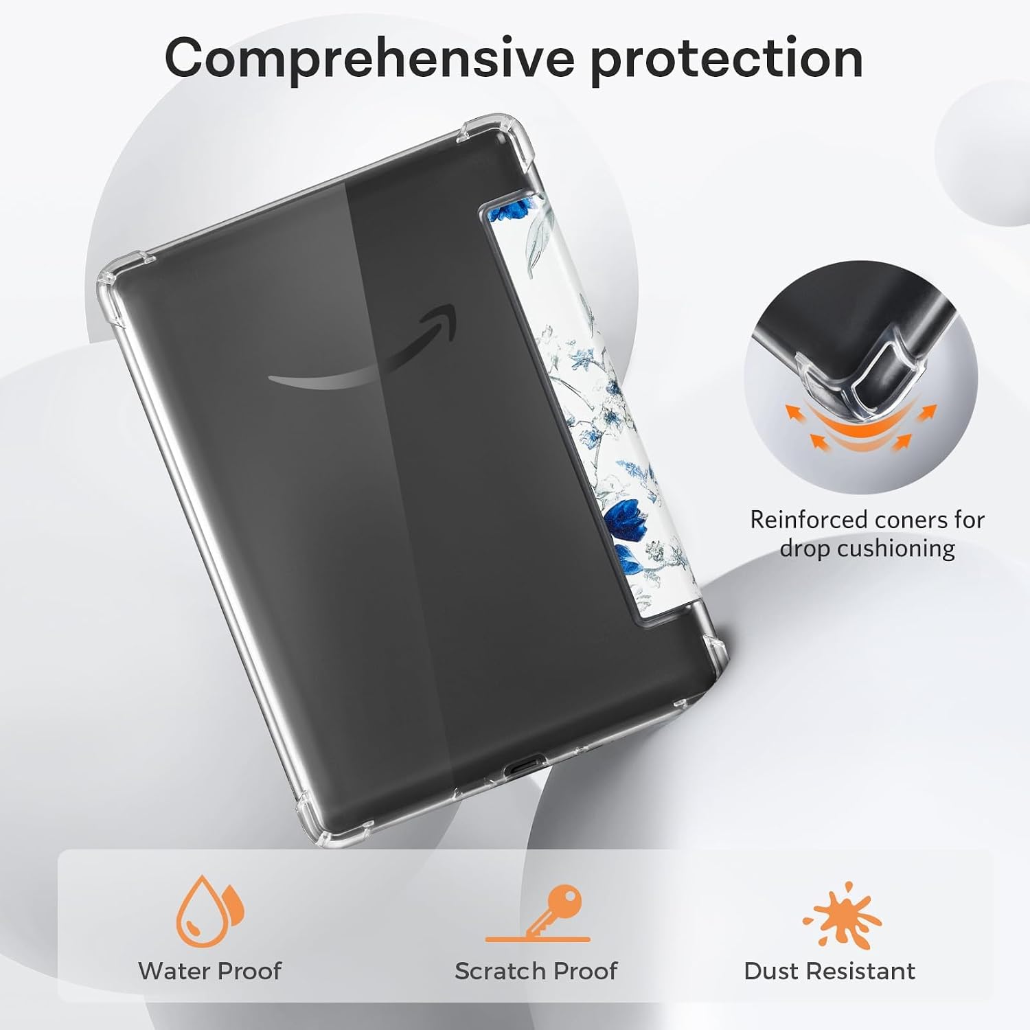 ESTUCHE COBAK PARA E-READER 6 PULGADAS TPU TRANSPARENTE FLEXIBLE - 3