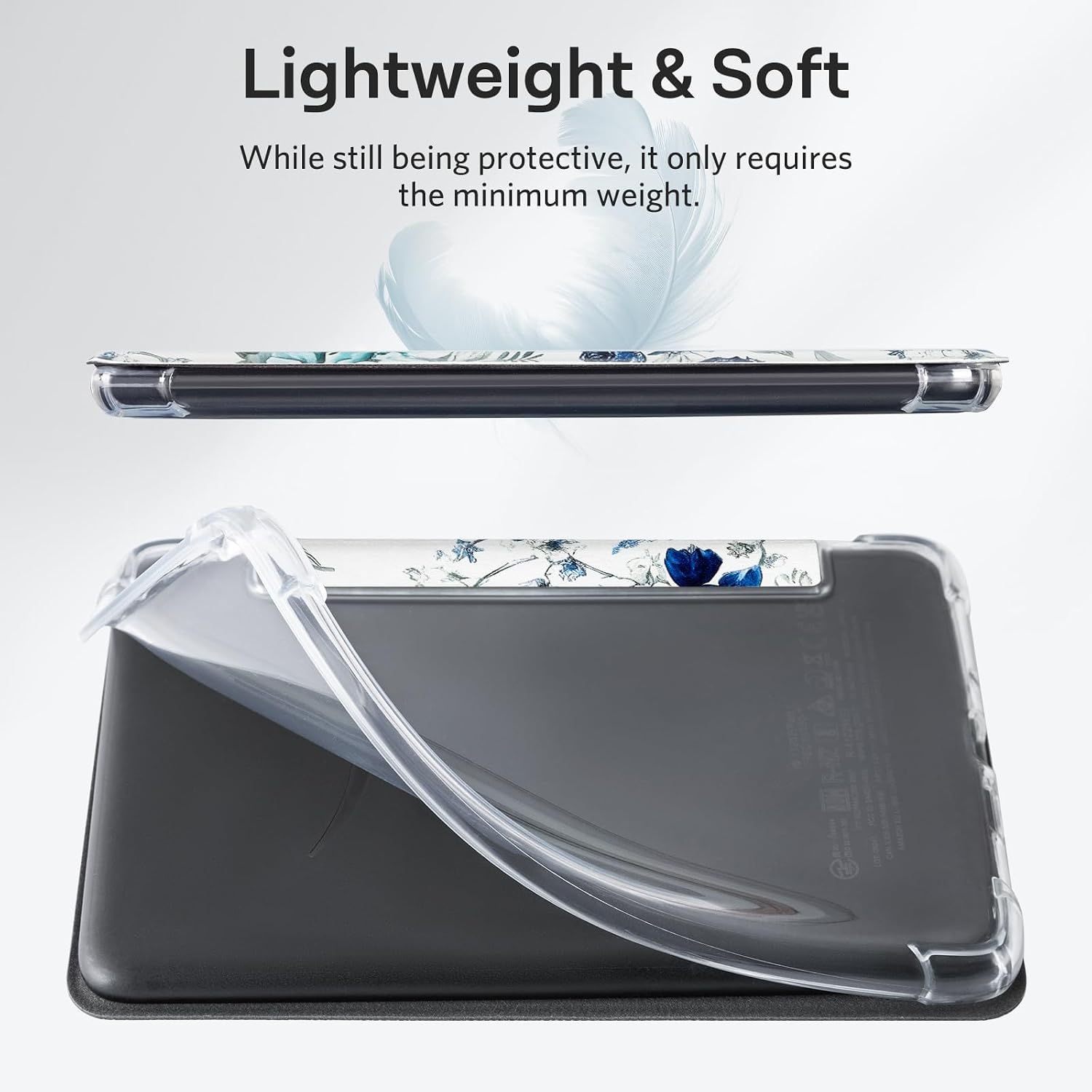 ESTUCHE COBAK PARA E-READER 6 PULGADAS TPU TRANSPARENTE FLEXIBLE - 5