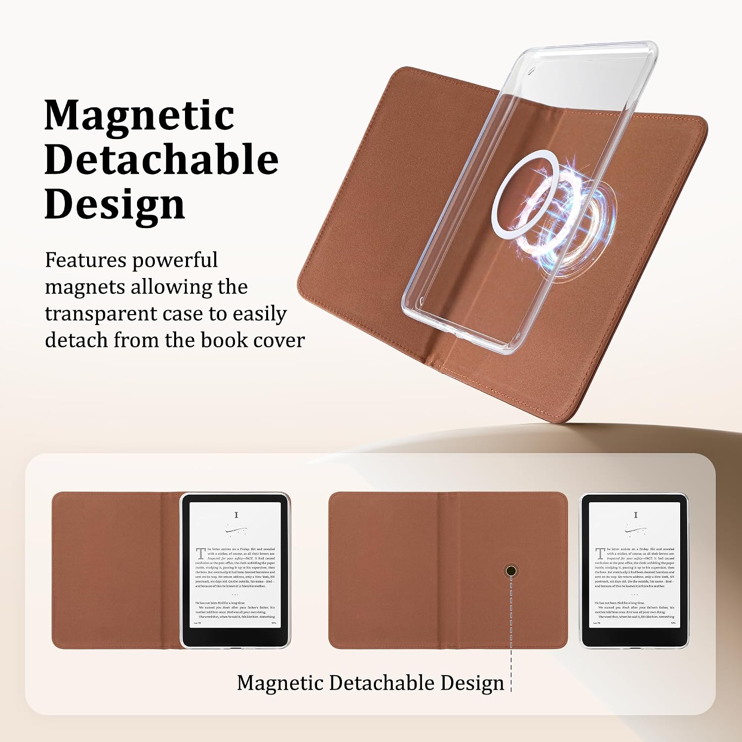 ESTUCHE PARA KINDLE PAPERWHITE Y COLORSOFT 7'' VANE OAK MAGNÉTICO - 4