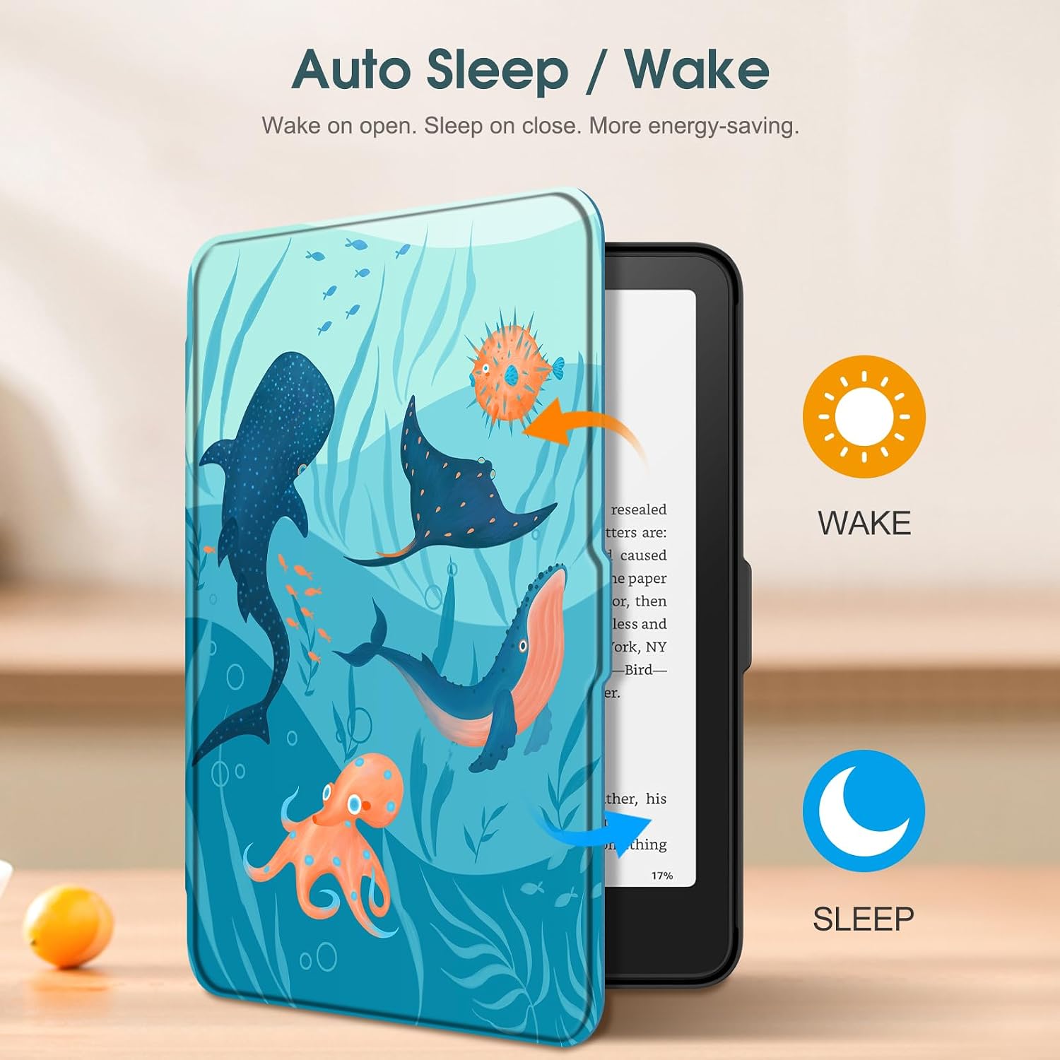 ESTUCHE FINTIE SLIM PARA KINDLE PAPERWHITE 7' 12ª GEN 2024 Y KINDLE COLORSOFT - 3