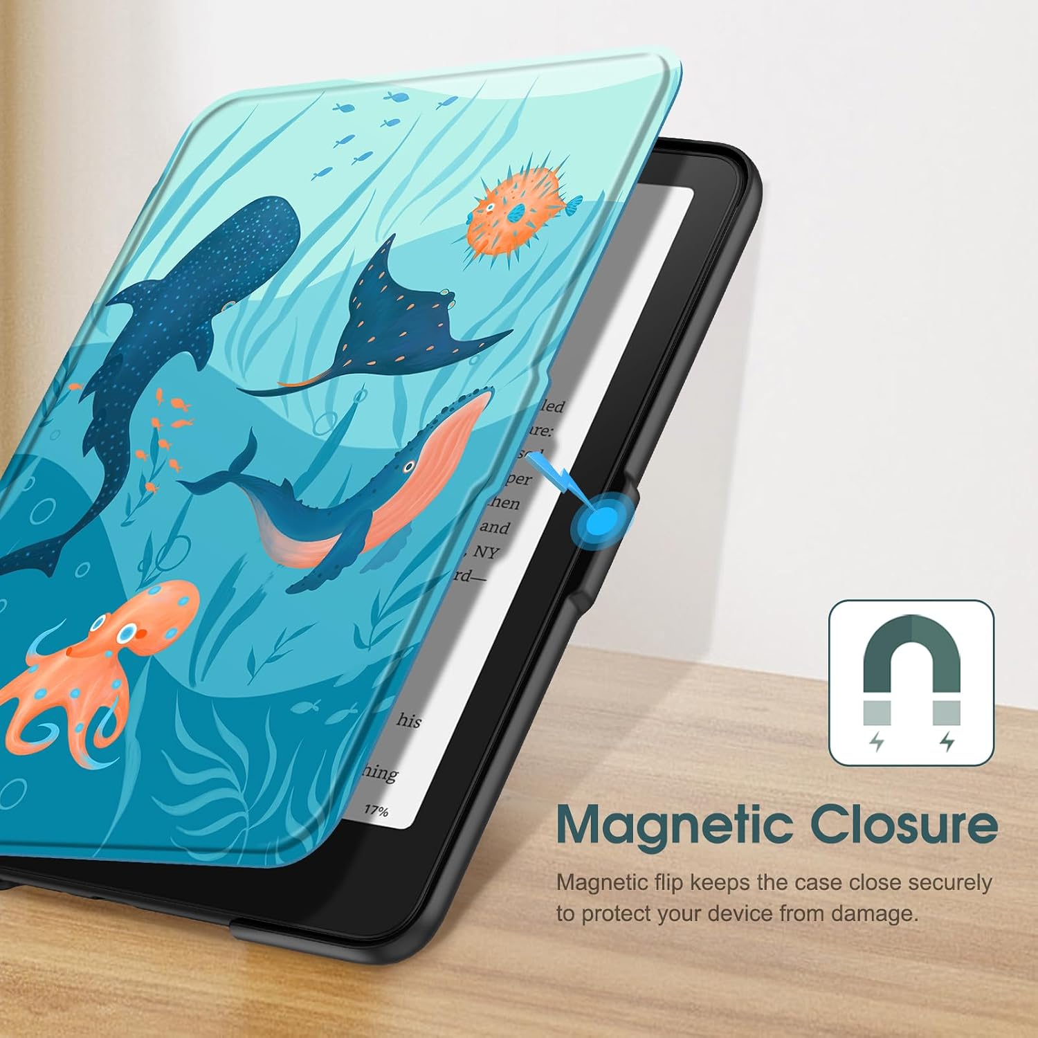 ESTUCHE FINTIE SLIM PARA KINDLE PAPERWHITE 7' 12ª GEN 2024 Y KINDLE COLORSOFT - 4