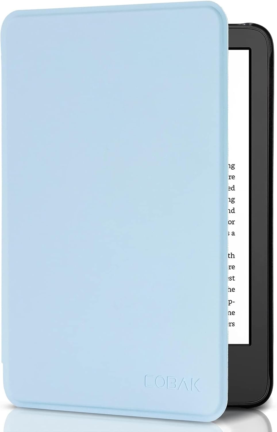 ESTUCHE COBAK PARA KINDLE 11ª GENERACIÓN 6 PULGADAS 2022 PU CUERO AZUL CIELO - 1