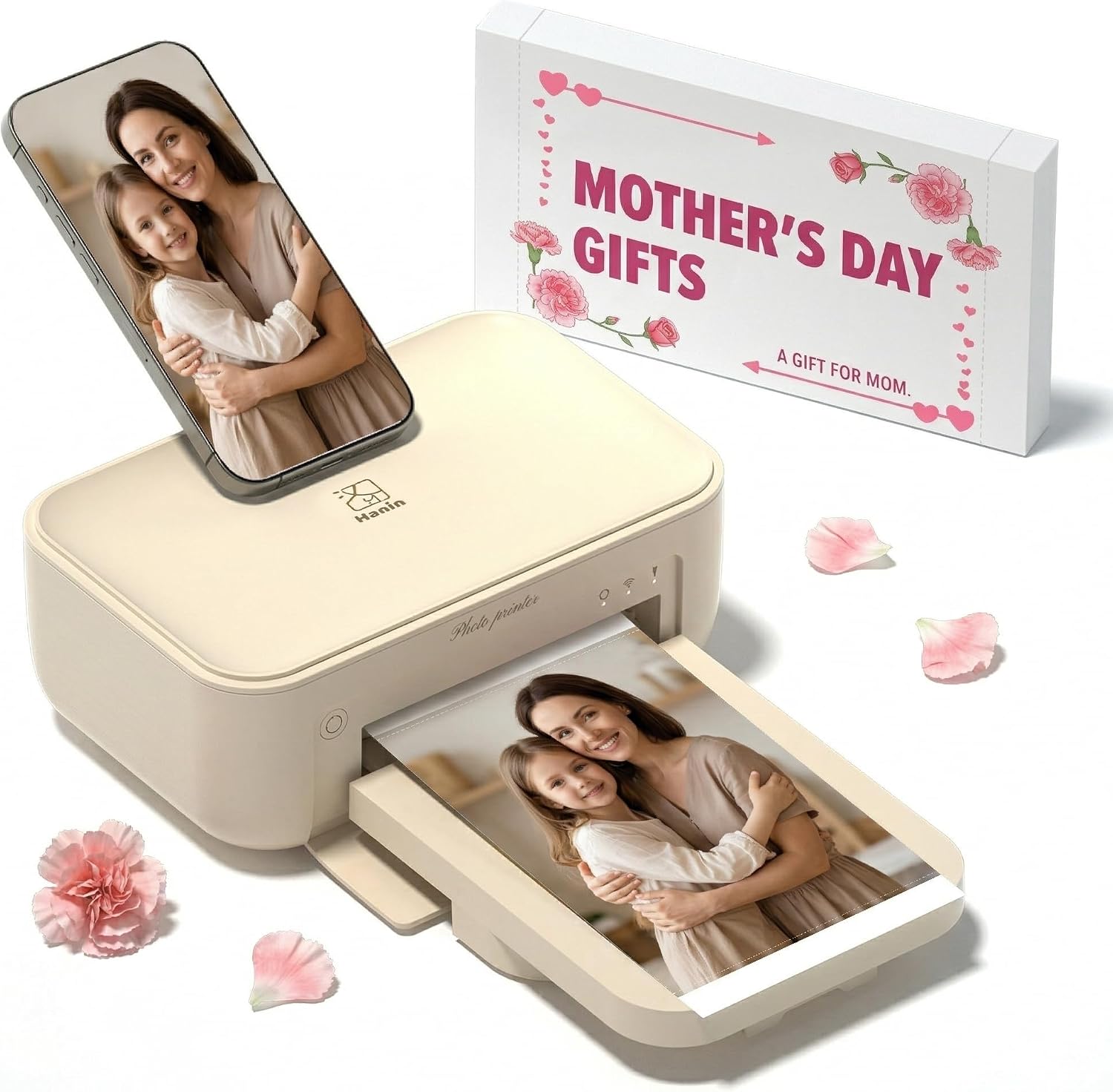 IMPRESORA FOTOGRÁFICA HPRT CP4100 4X6 BEIGE CON 20 HOJAS Y 1 CINTA - 1