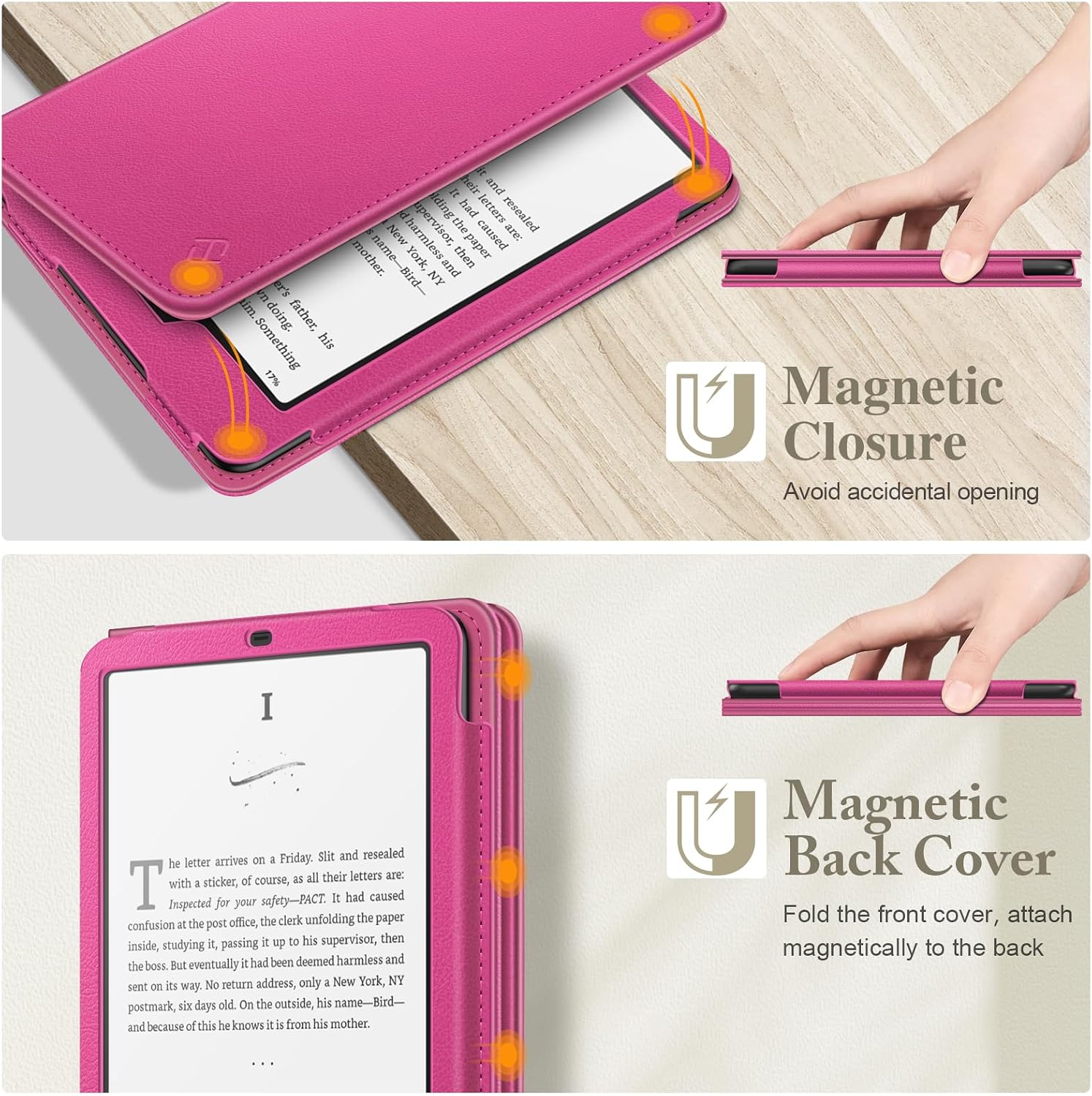 ESTUCHE FINTIE PARA KINDLE PAPERWHITE 7'/6.8' 12ª/11ª GEN Y KINDLE COLORSOFT - 4