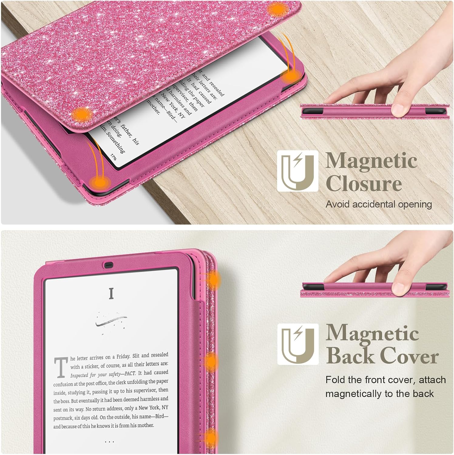 ESTUCHE FINTIE PARA KINDLE PAPERWHITE 7'/6.8' 12ª/11ª GEN Y KINDLE COLORSOFT - 4