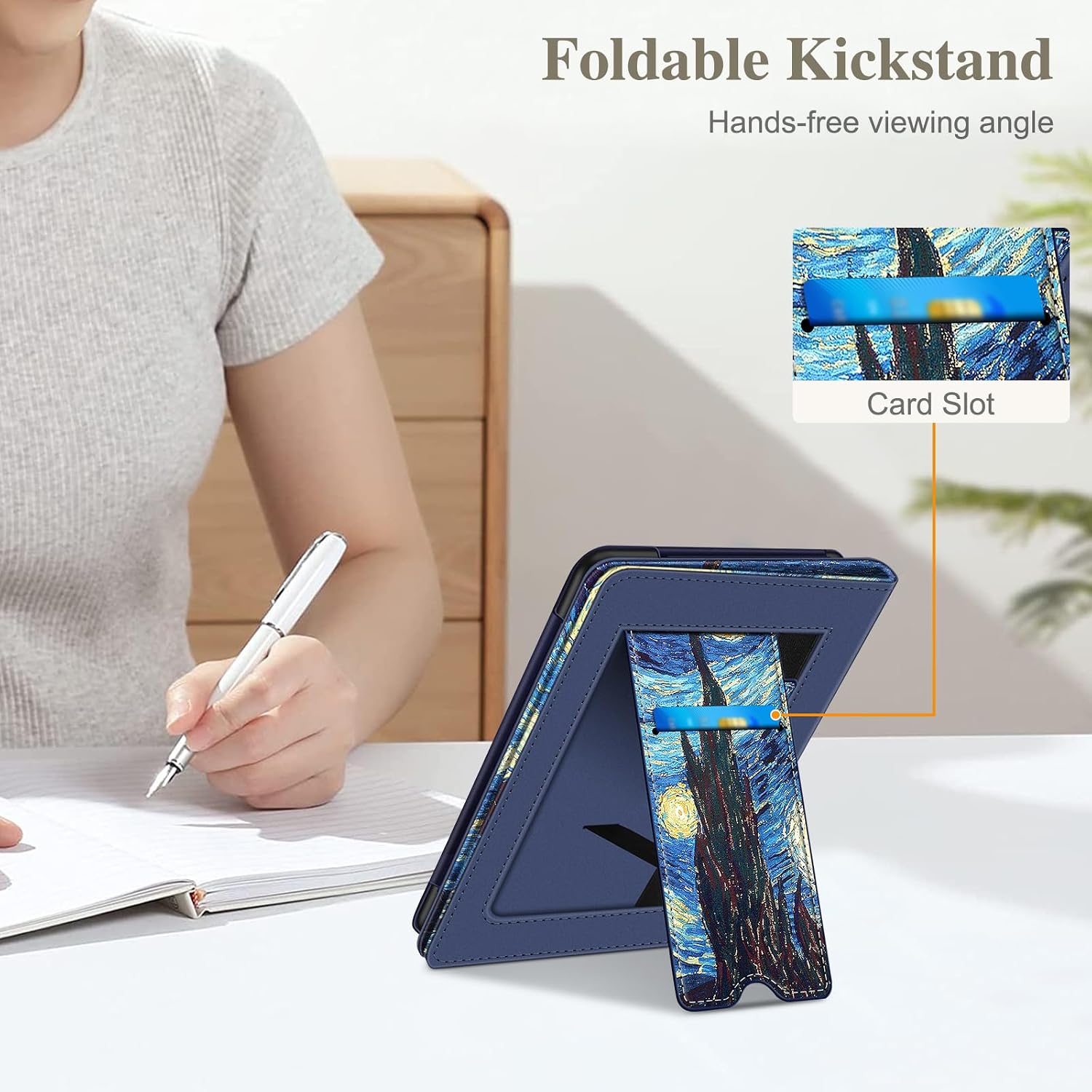 ESTUCHE FINTIE PARA KINDLE PAPERWHITE 7'/6.8' 12ª/11ª GEN Y KINDLE COLORSOFT - 5