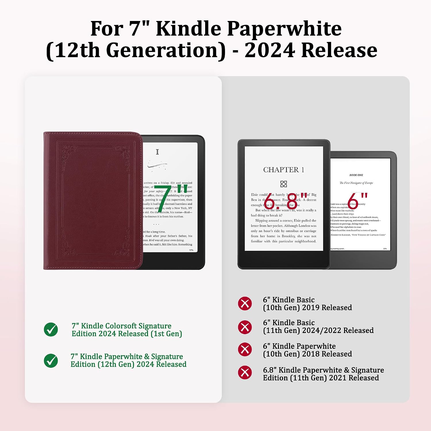 ESTUCHE PARA KINDLE VANE OAK MAGNETIC BOOK COVER 7 PULGADAS - 2