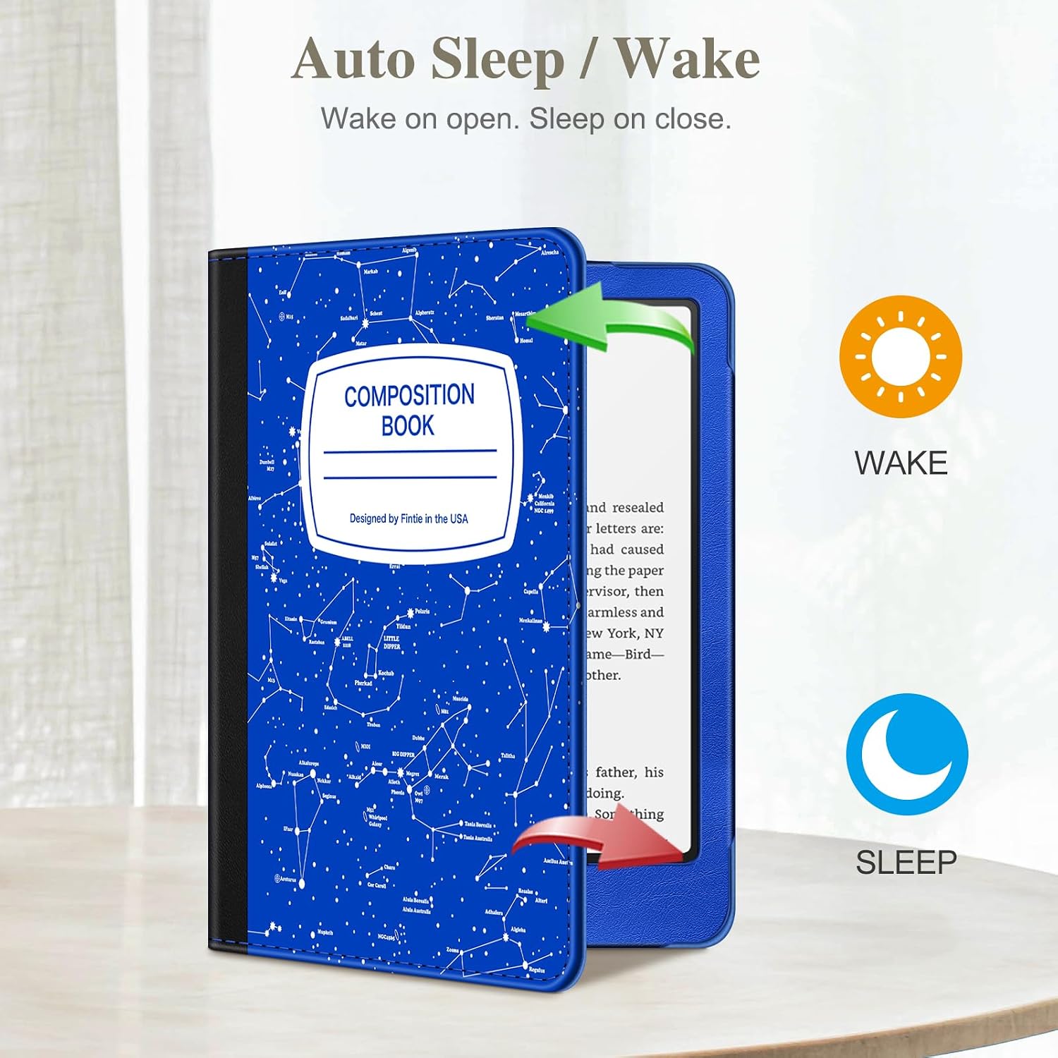 ESTUCHE FINTIE PARA KINDLE PAPERWHITE 7'/6.8' 12ª/11ª GEN Y KINDLE COLORSOFT - 3
