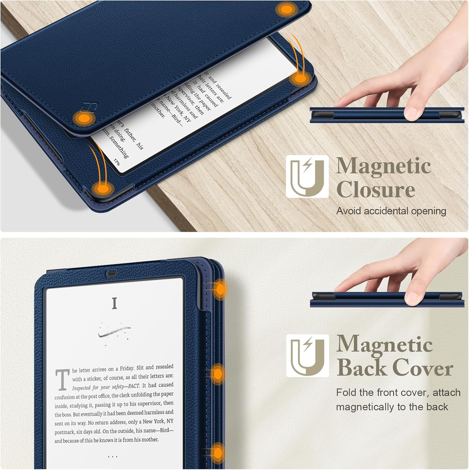ESTUCHE FINTIE PARA KINDLE PAPERWHITE 7'/6.8' 12ª/11ª GEN Y KINDLE COLORSOFT - 4