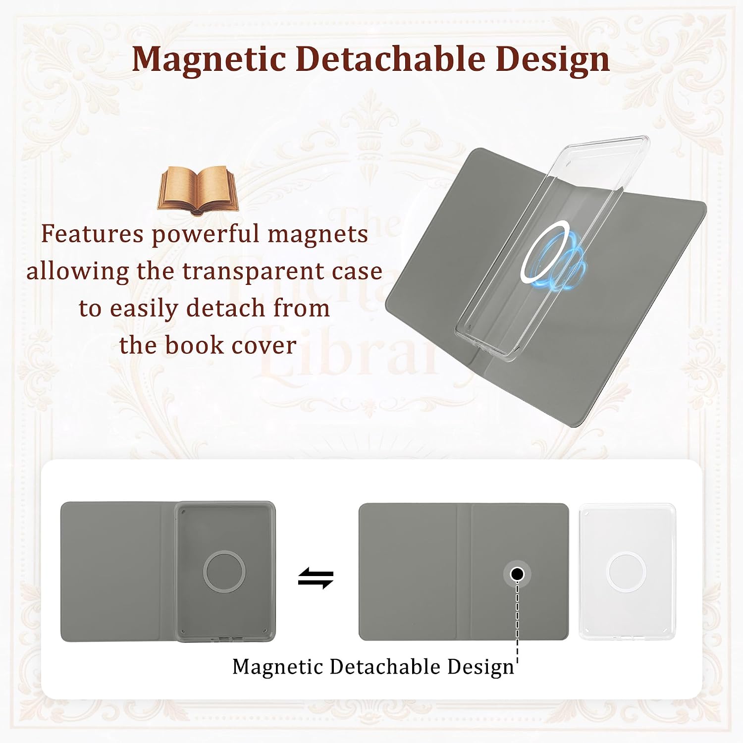 ESTUCHE PARA KINDLE PAPERWHITE Y COLORSOFT 7'' VANE OAK MAGNÉTICO - 3