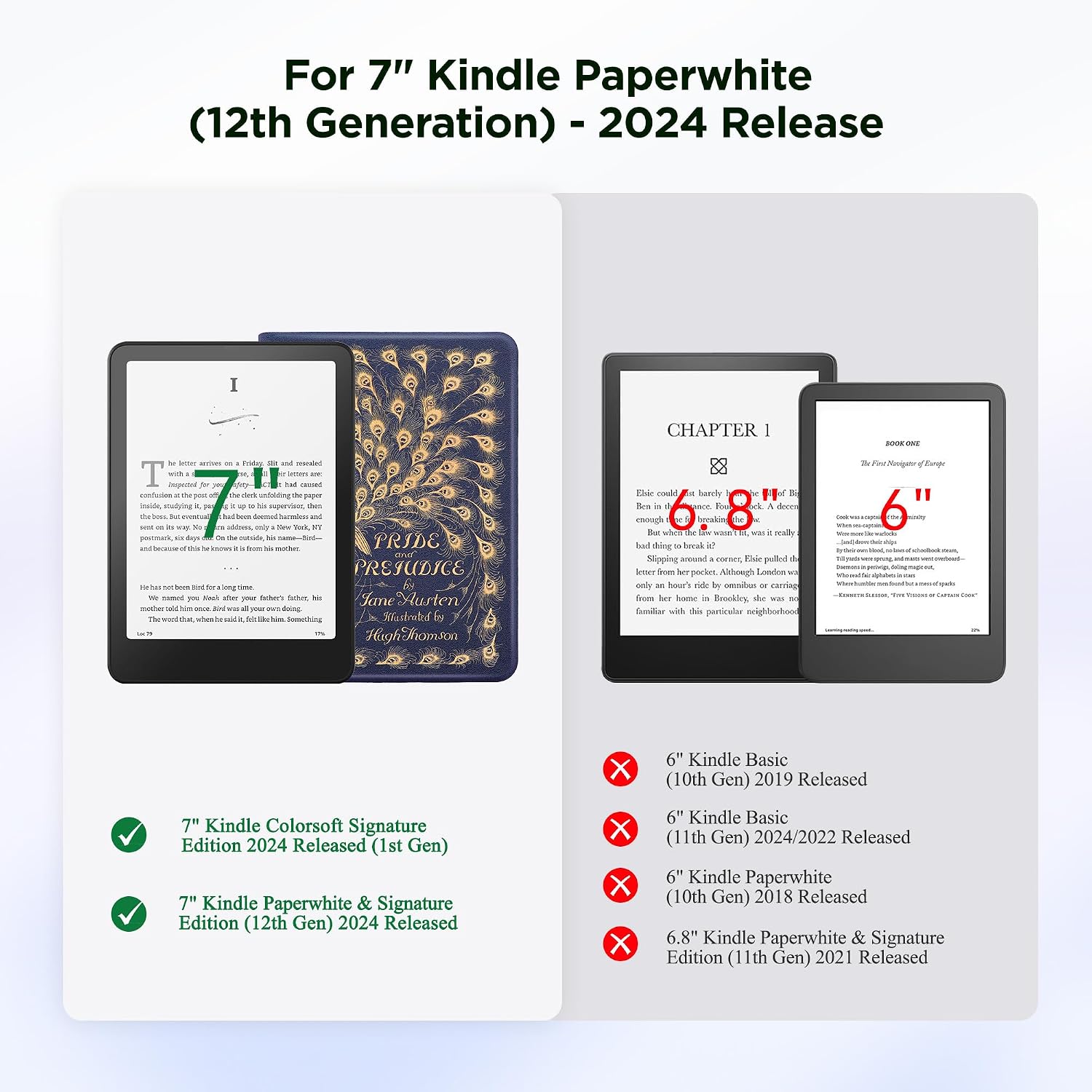 ESTUCHE PARA KINDLE PAPERWHITE Y COLORSOFT 7'' VANE OAK MAGNÉTICO - 2