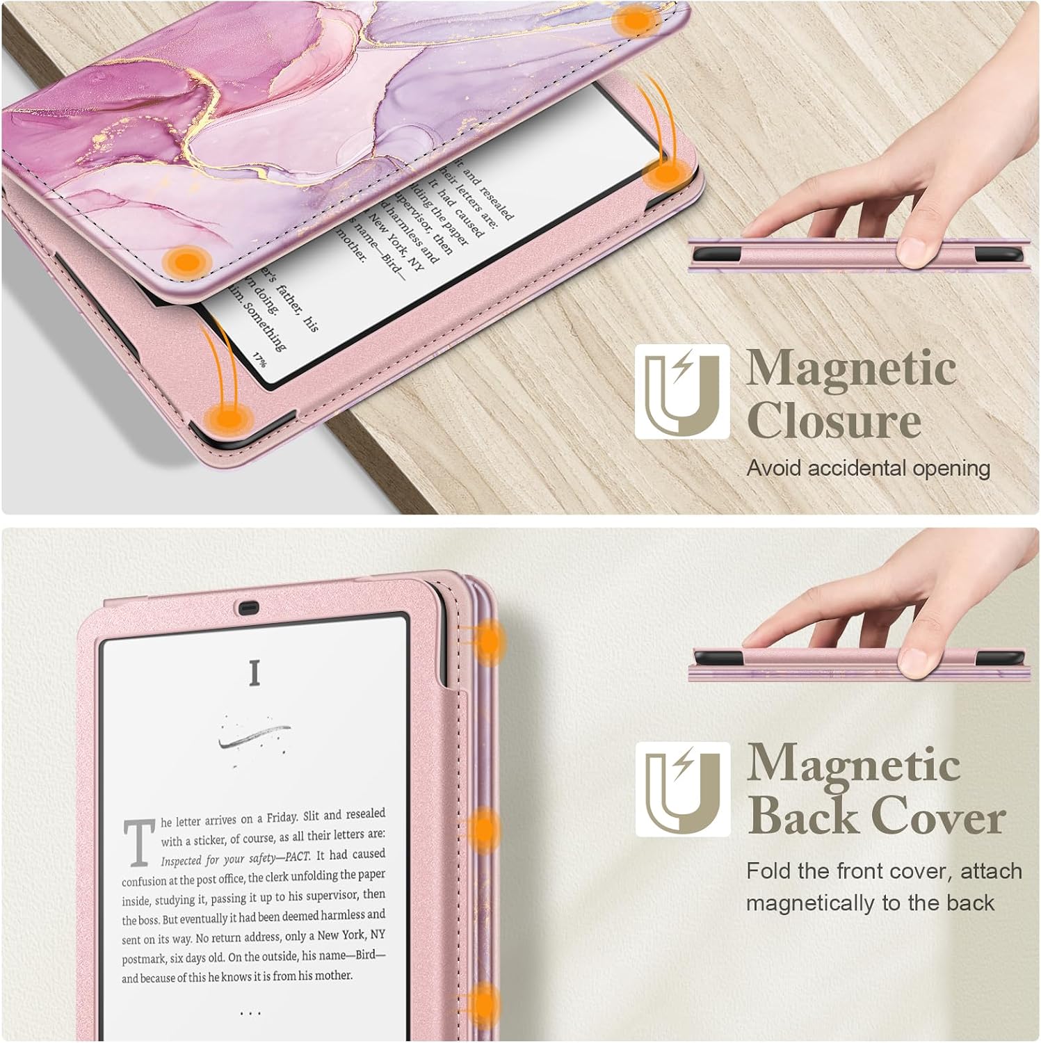 ESTUCHE FINTIE PARA KINDLE PAPERWHITE 7'/6.8' 12ª/11ª GEN Y KINDLE COLORSOFT - 4
