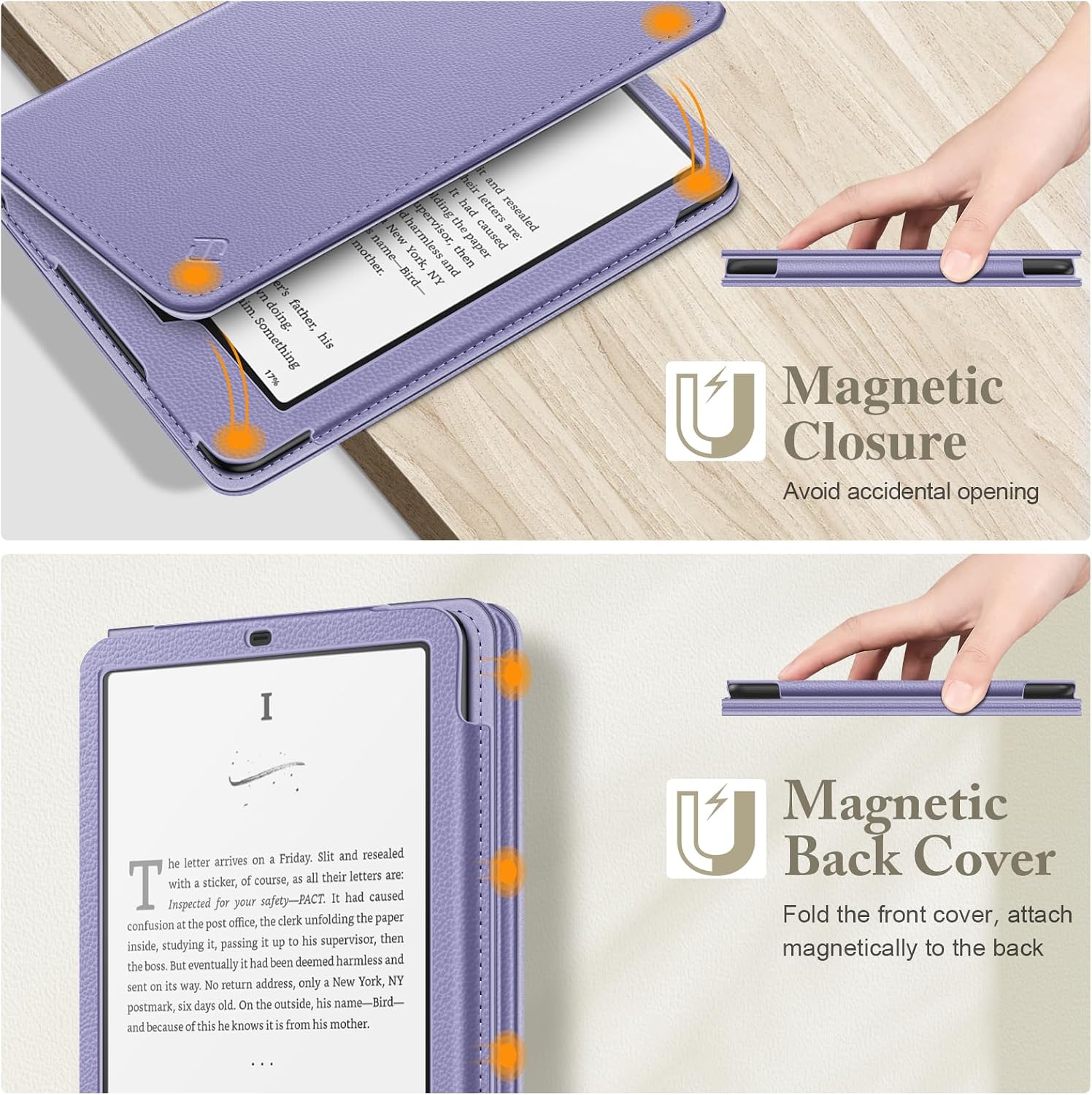 ESTUCHE FINTIE PARA KINDLE PAPERWHITE 7'/6.8' 12ª/11ª GEN Y KINDLE COLORSOFT - 4