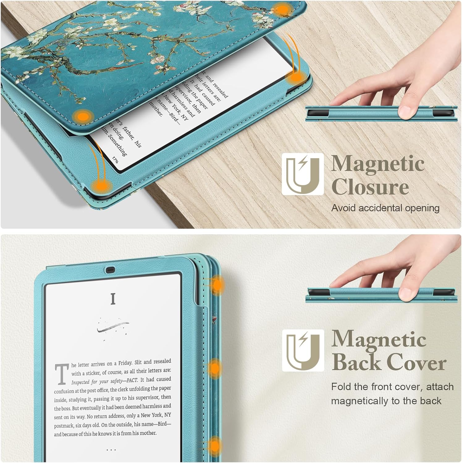 ESTUCHE FINTIE PARA KINDLE PAPERWHITE 7'/6.8' 12ª/11ª GEN Y KINDLE COLORSOFT - 4