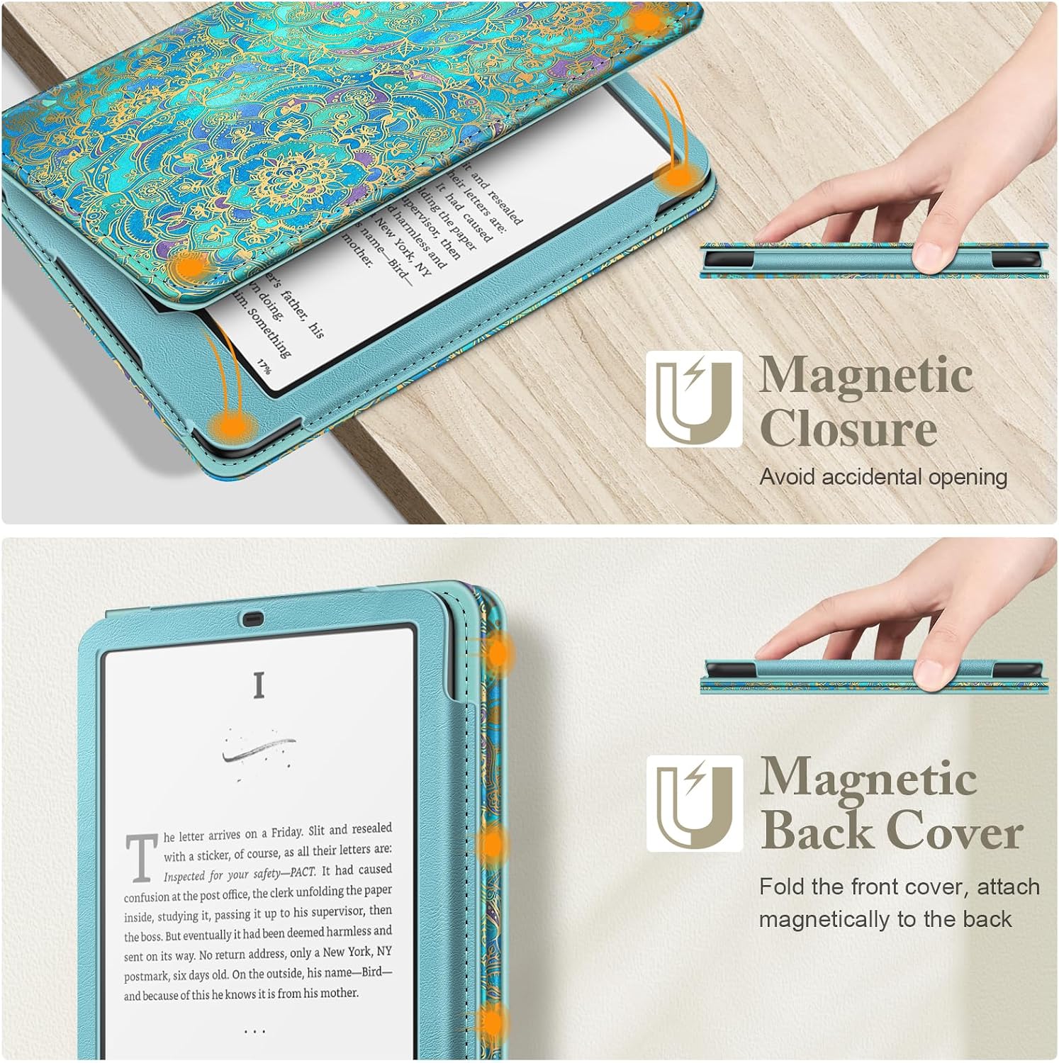 ESTUCHE FINTIE PARA KINDLE PAPERWHITE 7'/6.8' 12ª/11ª GEN Y KINDLE COLORSOFT - 4