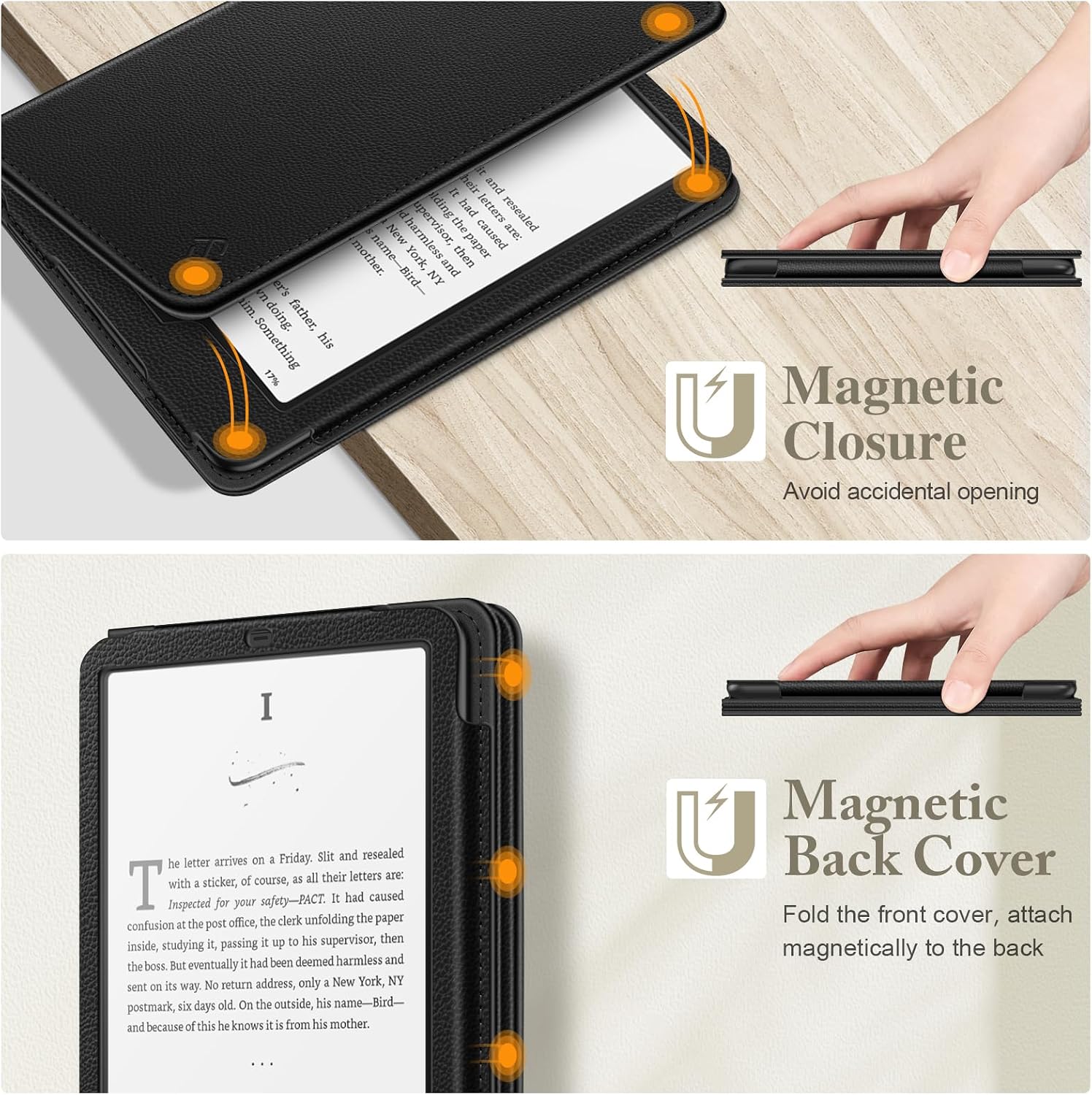 ESTUCHE FINTIE PARA KINDLE PAPERWHITE 7'/6.8' 12ª/11ª GEN Y KINDLE COLORSOFT - 4