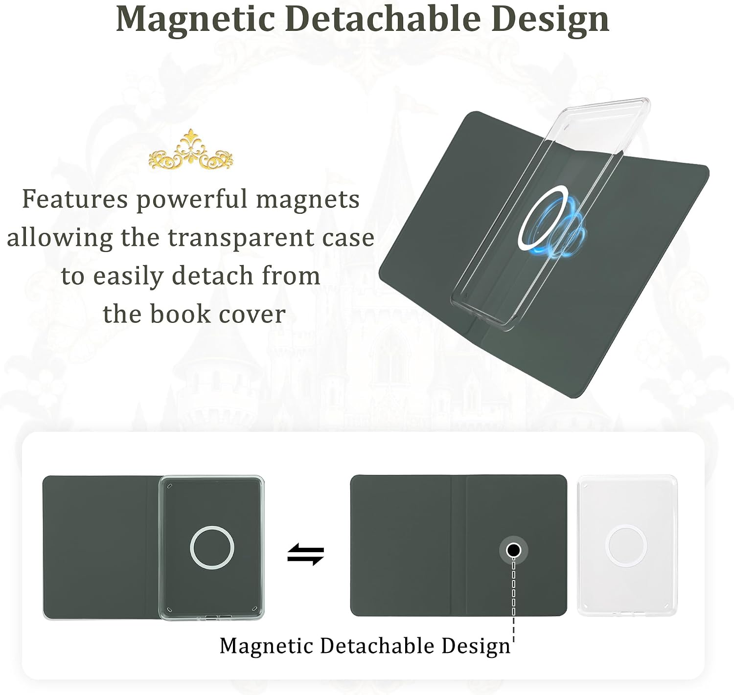ESTUCHE PARA KINDLE 7'' VANE OAK MAGNETIC BOOK COVER - 3