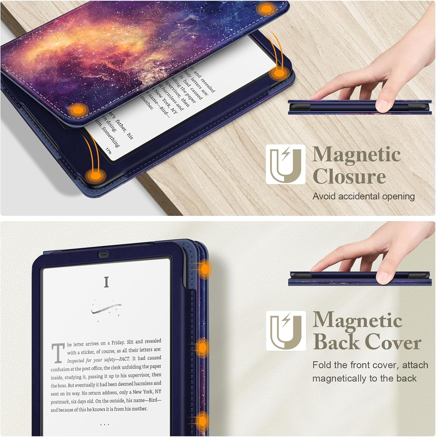 ESTUCHE FINTIE PARA KINDLE PAPERWHITE 7'/6.8' 12ª/11ª GEN Y KINDLE COLORSOFT - 4