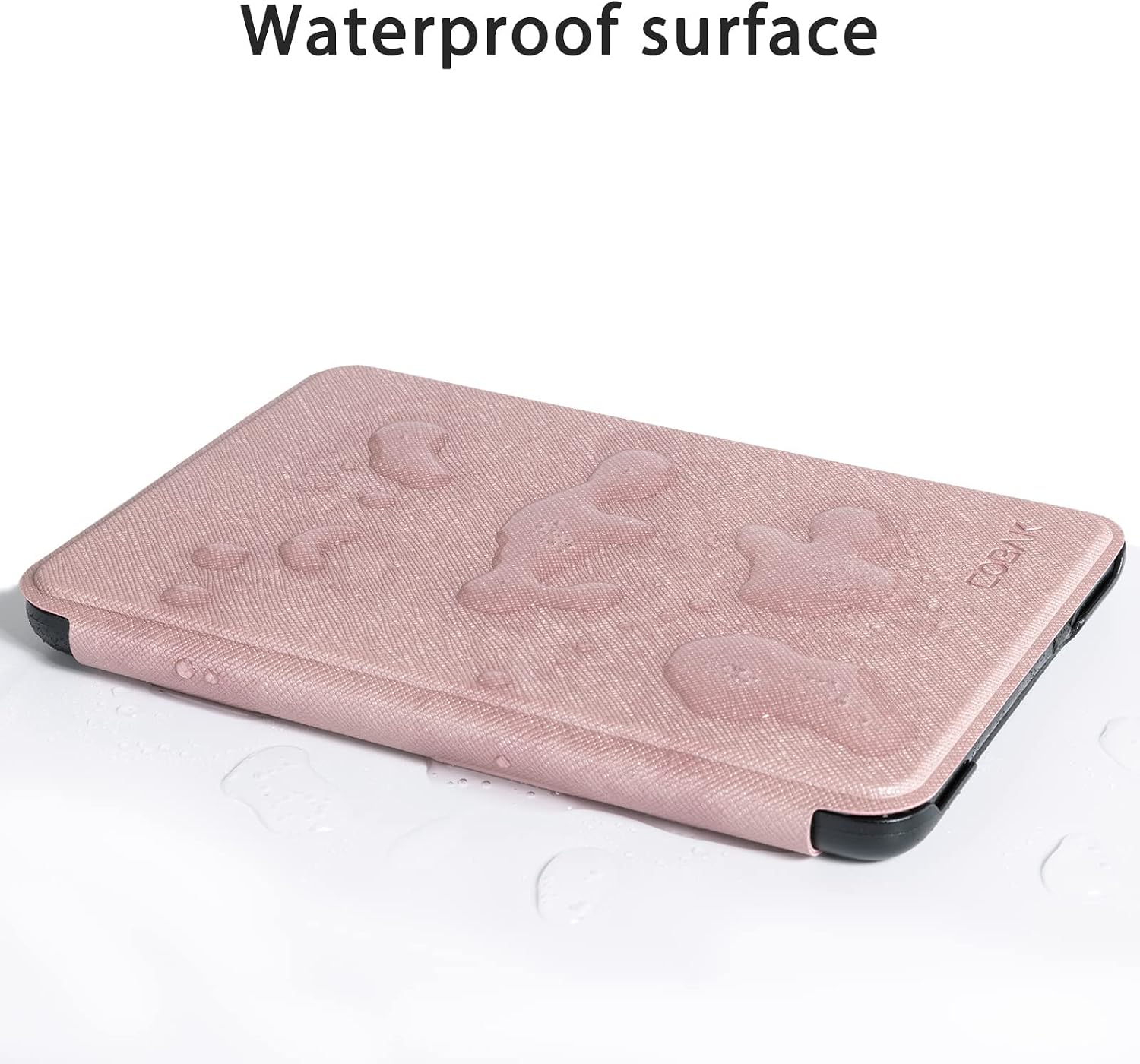 ESTUCHE COBAK PARA KINDLE 11ª GENERACIÓN 2022 6 PULGADAS PU LEATHER ROSADO - 3