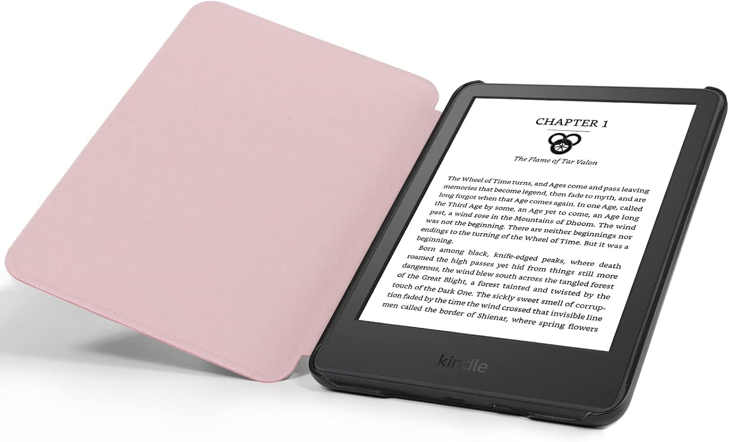 ESTUCHE COBAK PARA KINDLE 11ª GENERACIÓN 2022 6 PULGADAS PU LEATHER ROSADO - 4