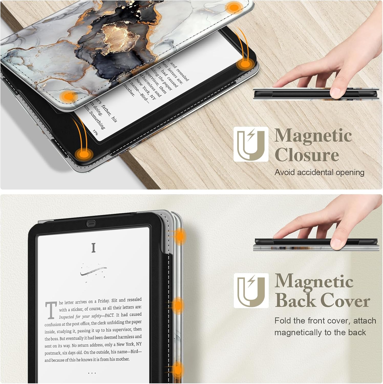 ESTUCHE FINTIE PARA KINDLE PAPERWHITE 7'/6.8' 12ª/11ª GEN Y KINDLE COLORSOFT - 4